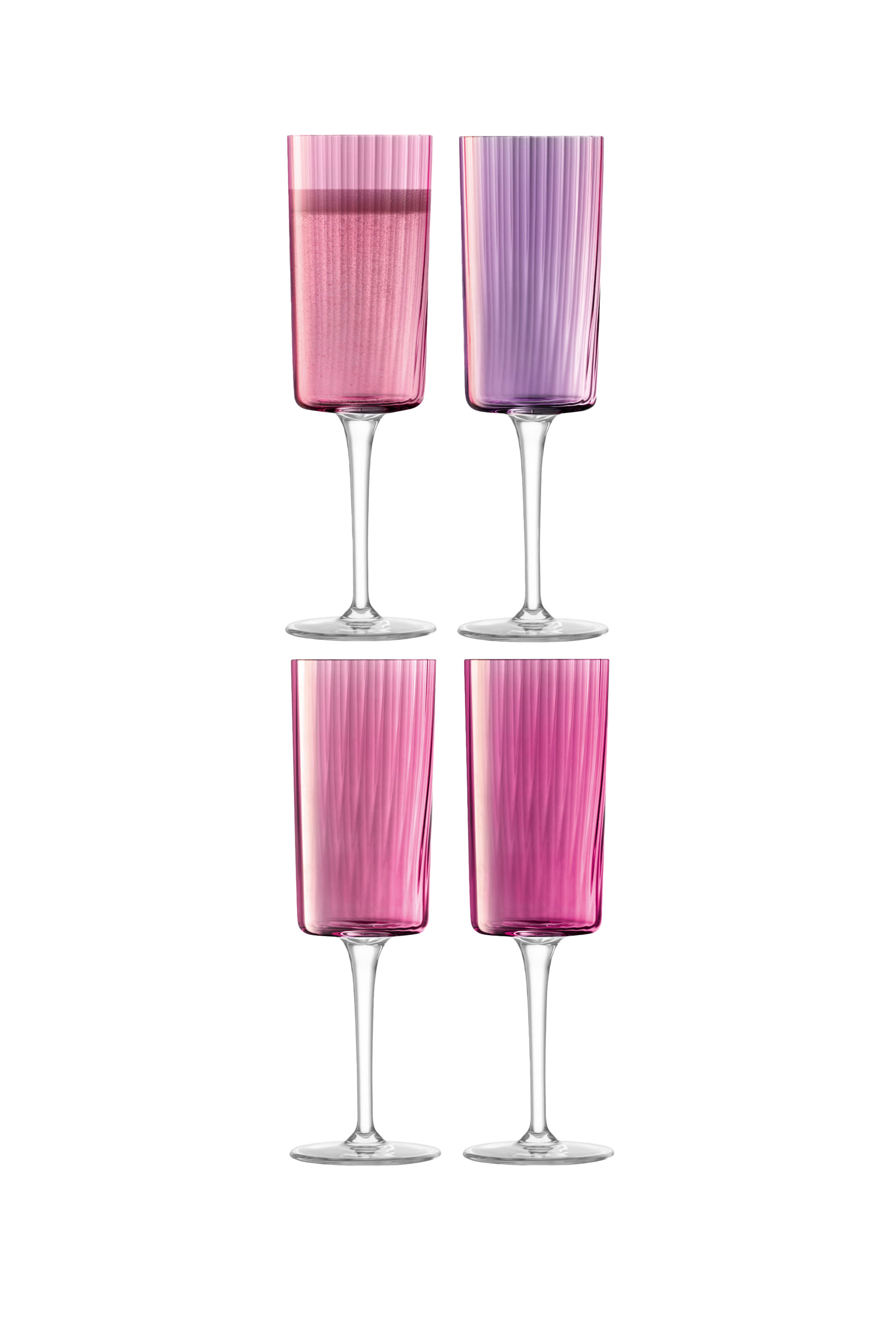 Gems Flute Glass Set
