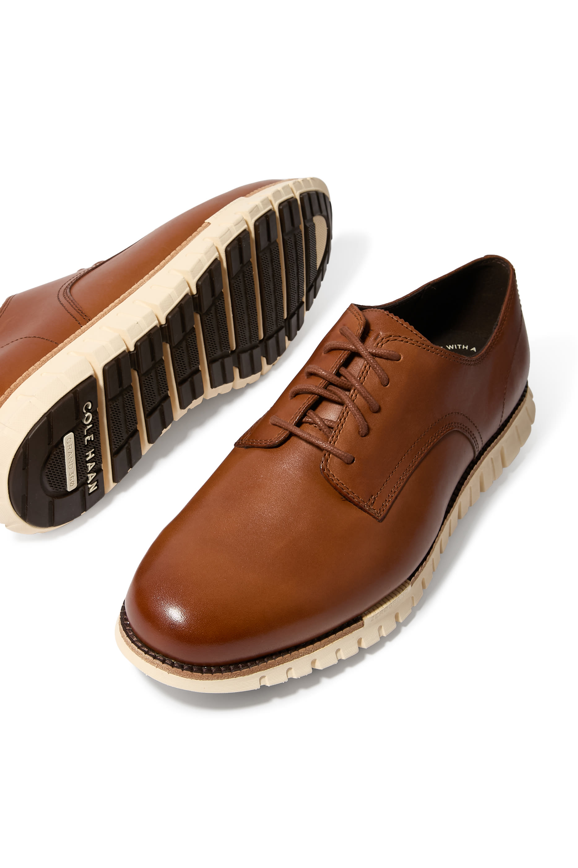 ZeroGrand Remastered Plain Toe Oxfords 