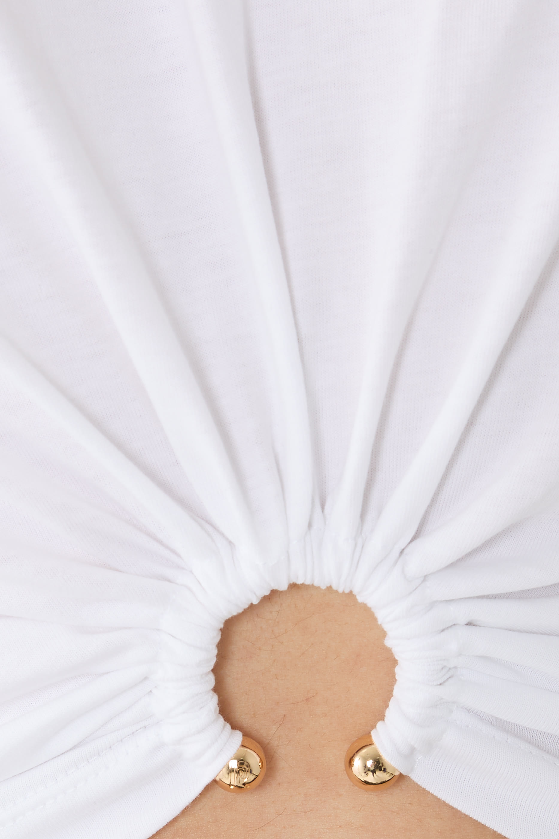 T-Shirt with Piercing