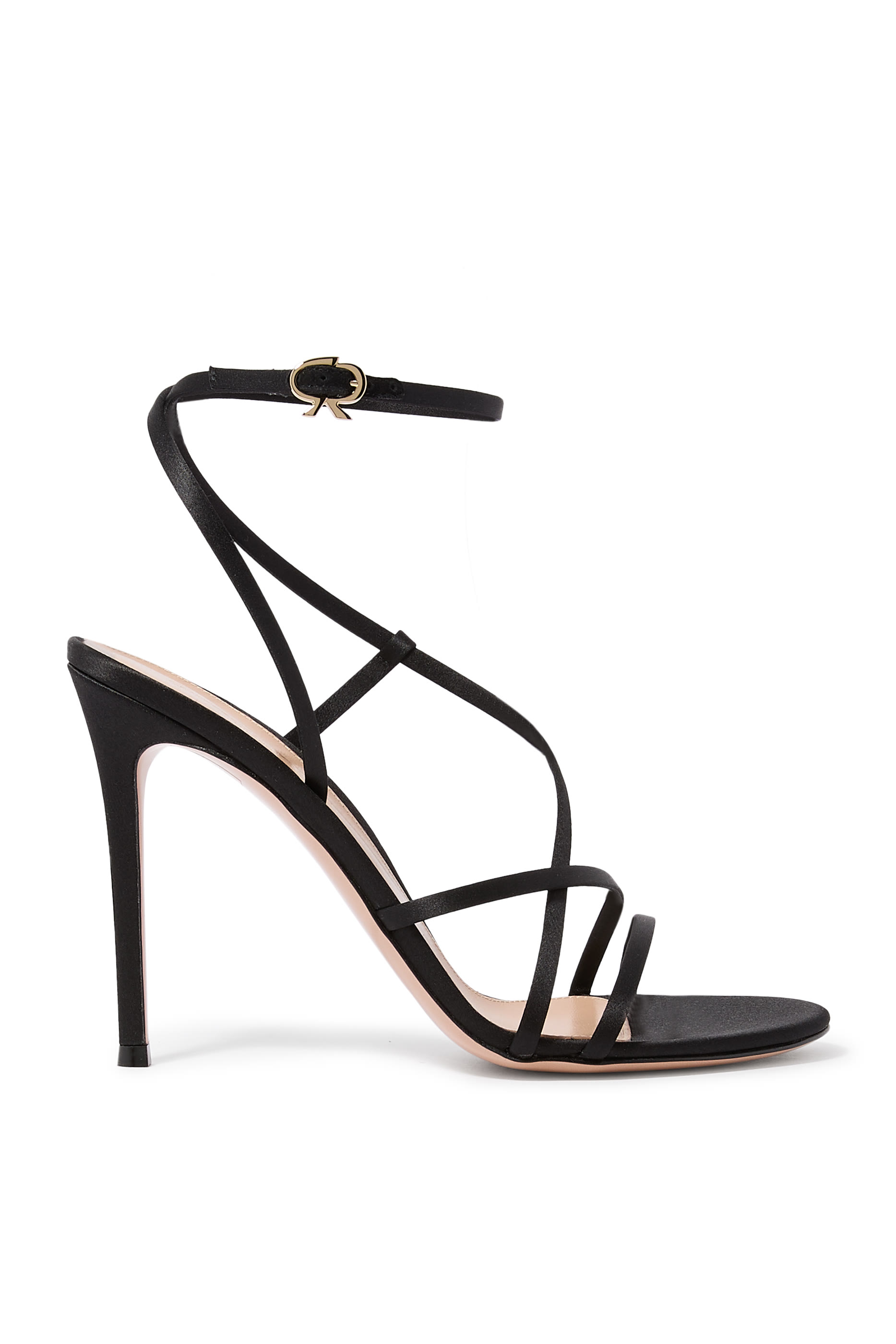 Strappy Satin 100 Sandals