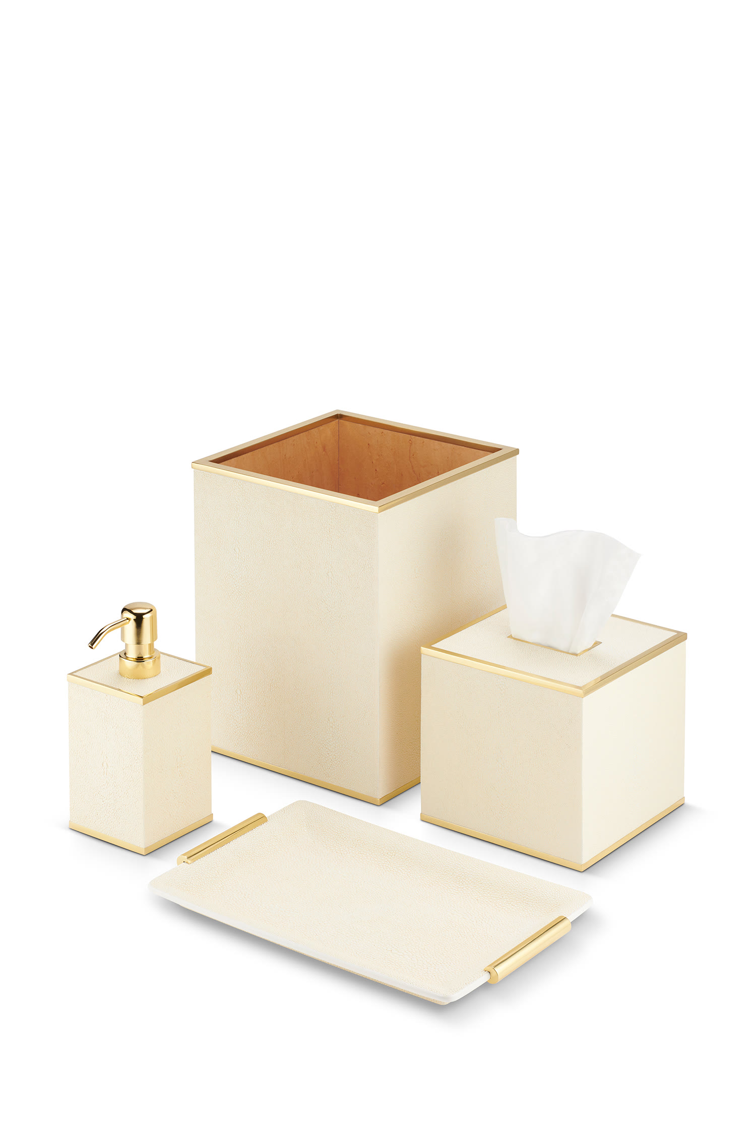 Classic Shagreen Tissue Box Cover