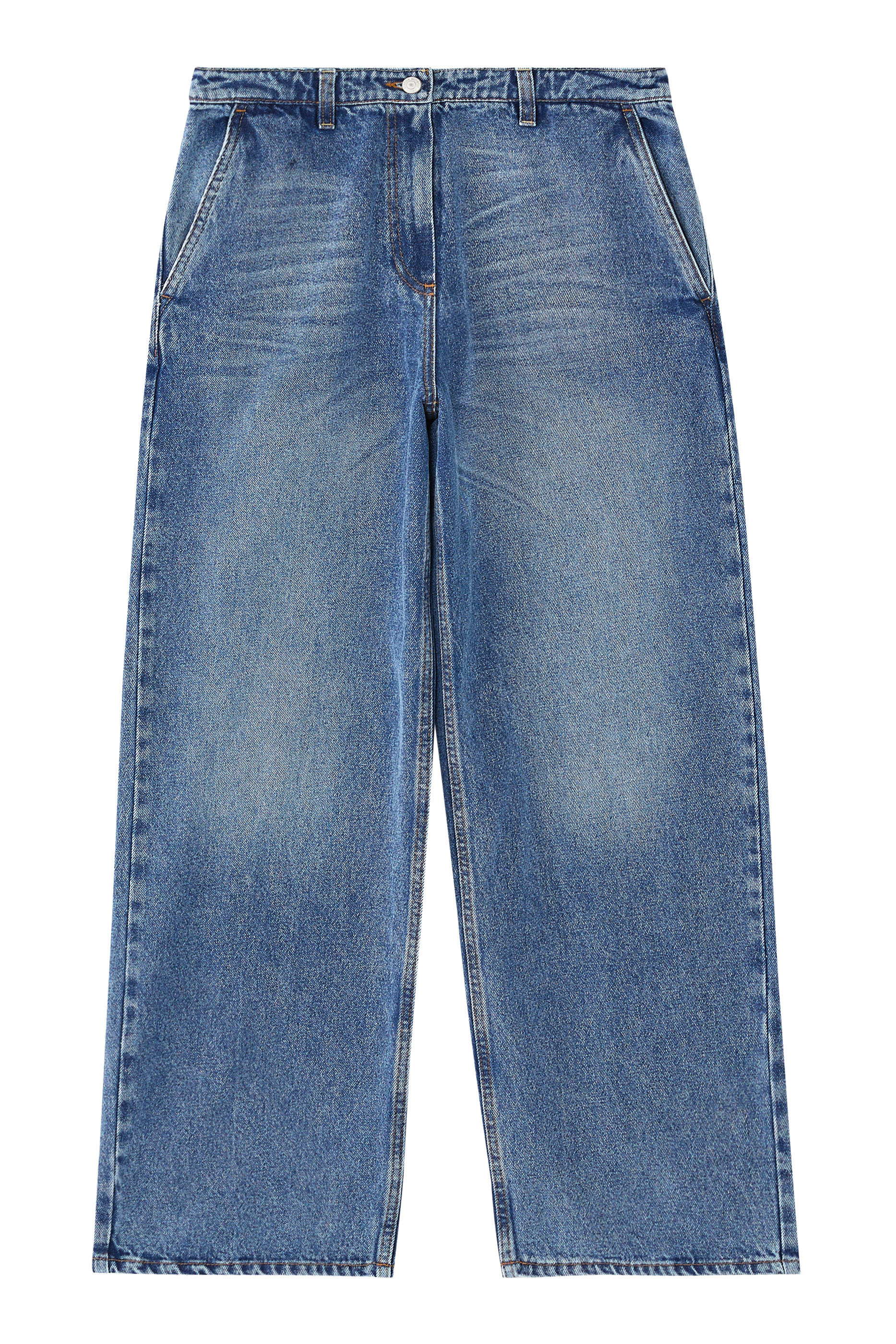 Wide Leg Denim Pants