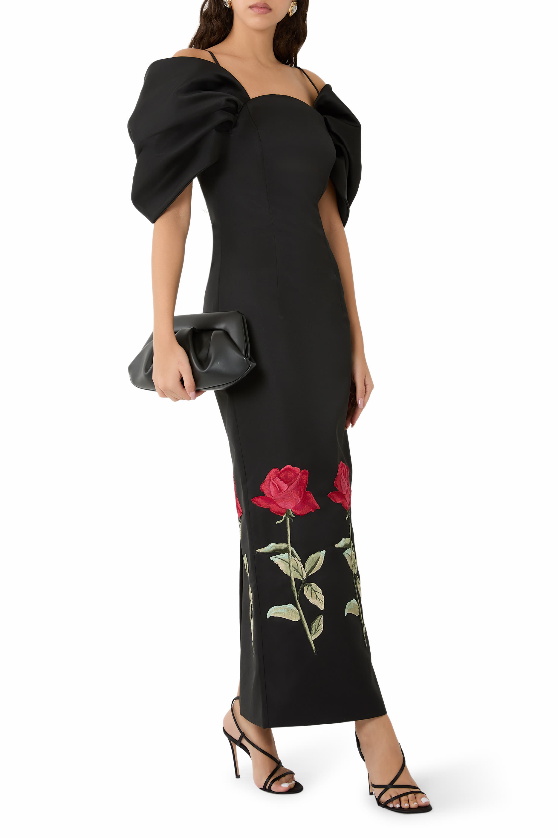 Arabella Embroidered Maxi Dress