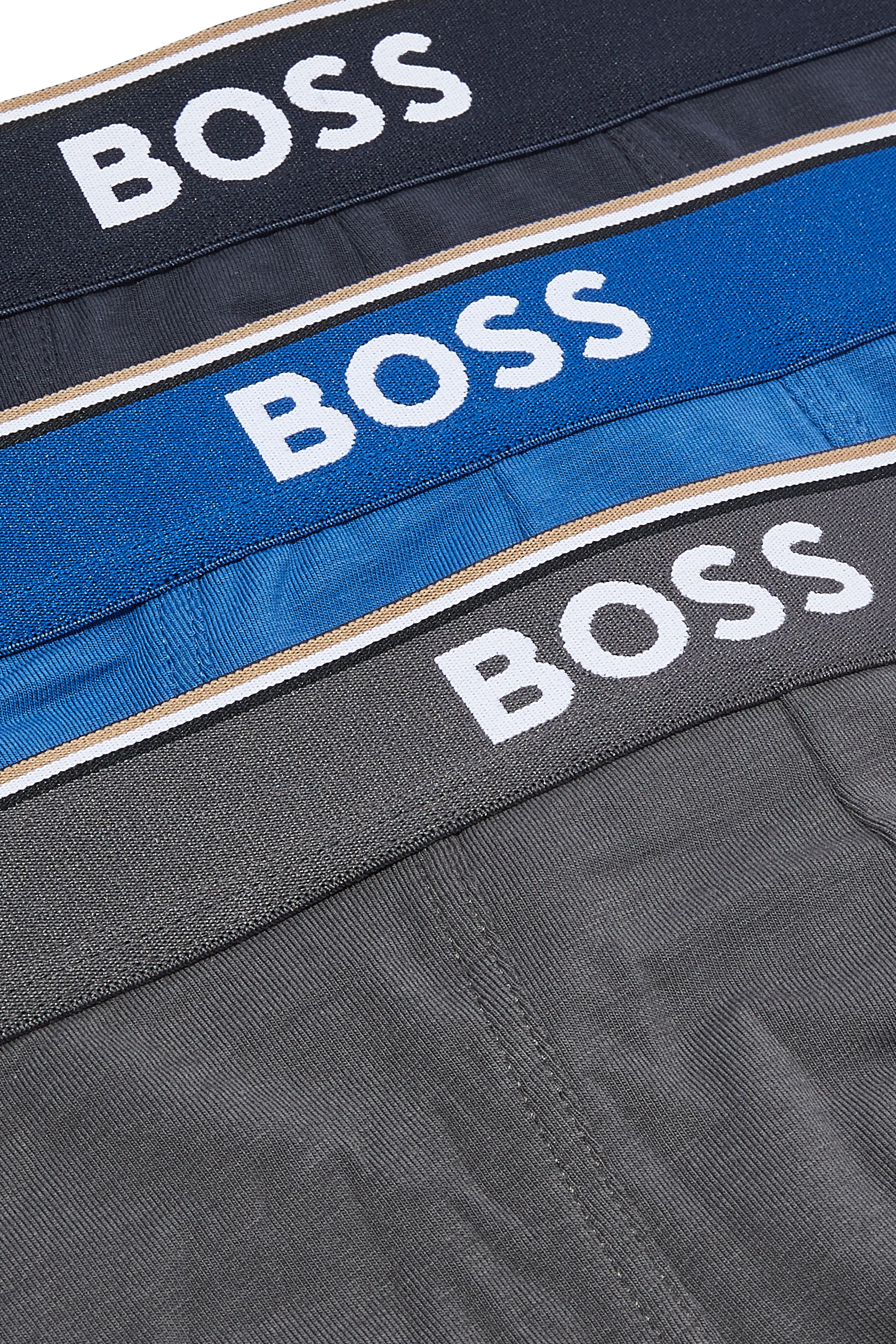 Logo Cotton Boxer Briefs, Set of 3