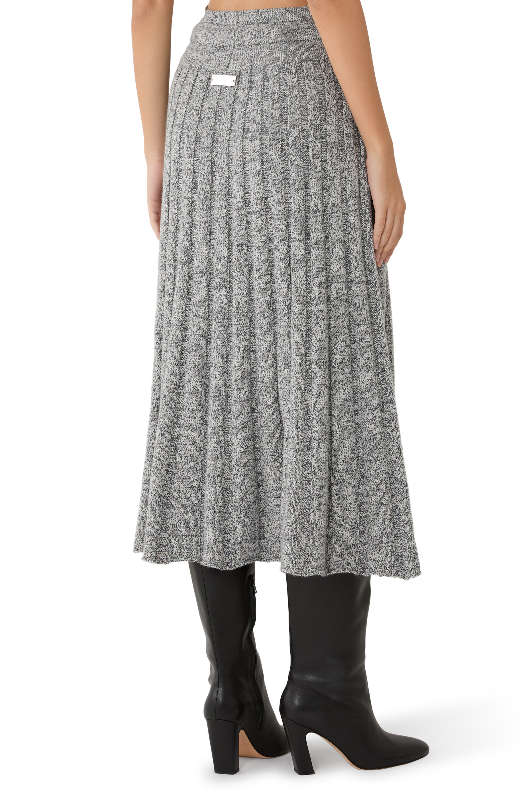 The Pleated Midi Skirt