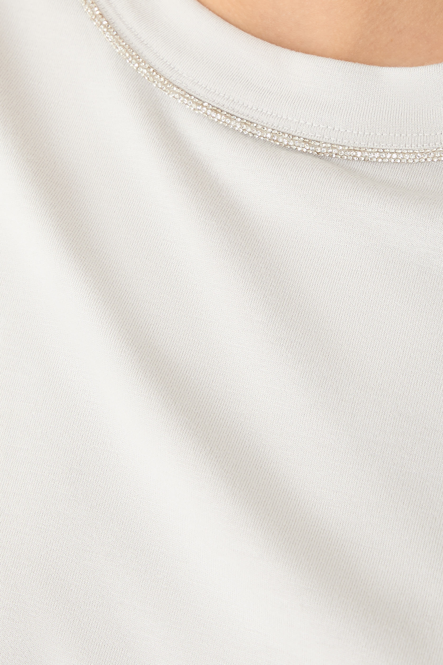 Precious Viscose-Blend Crew Neck T-Shirt