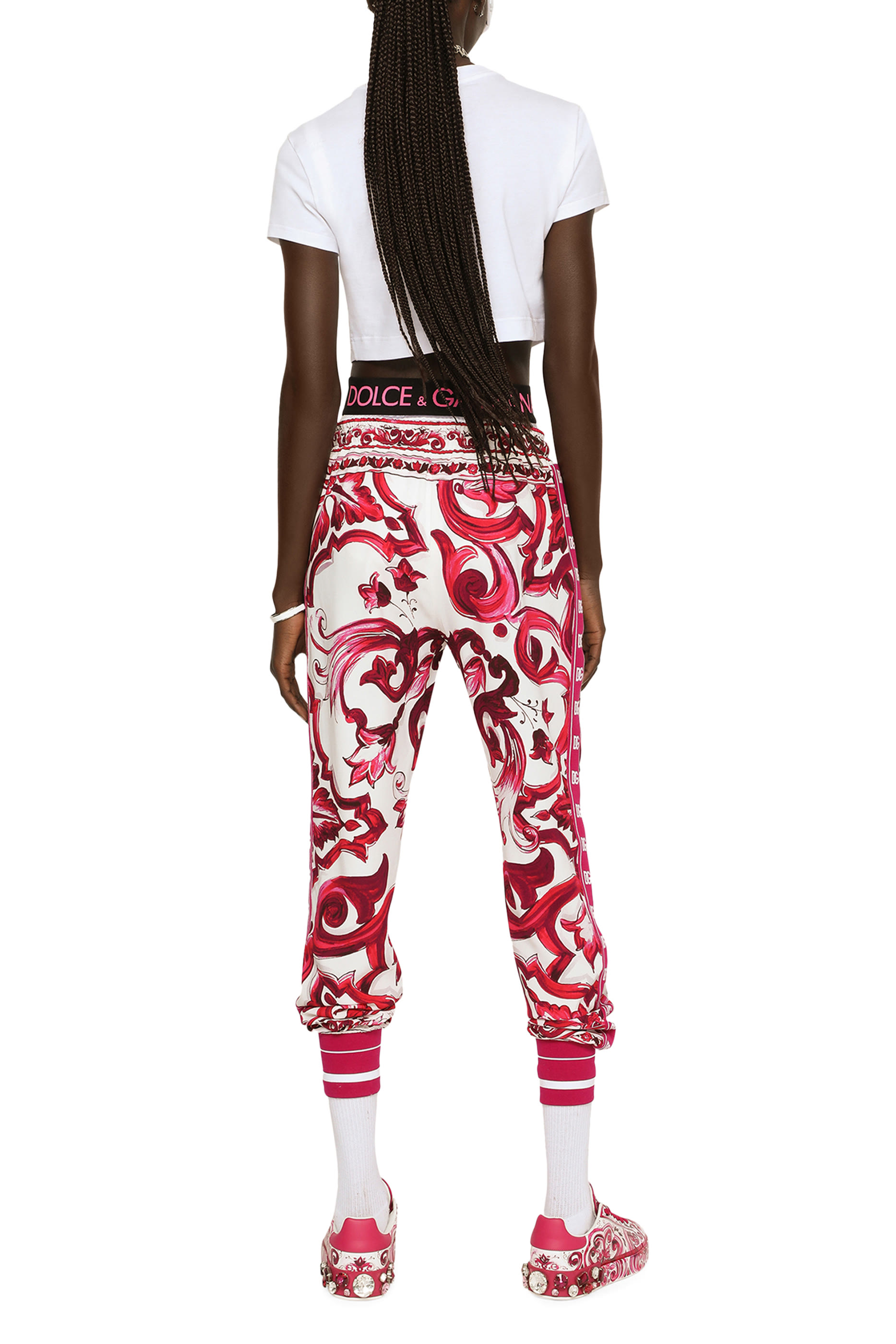 DG Logo Cropped Jersey T-Shirt 