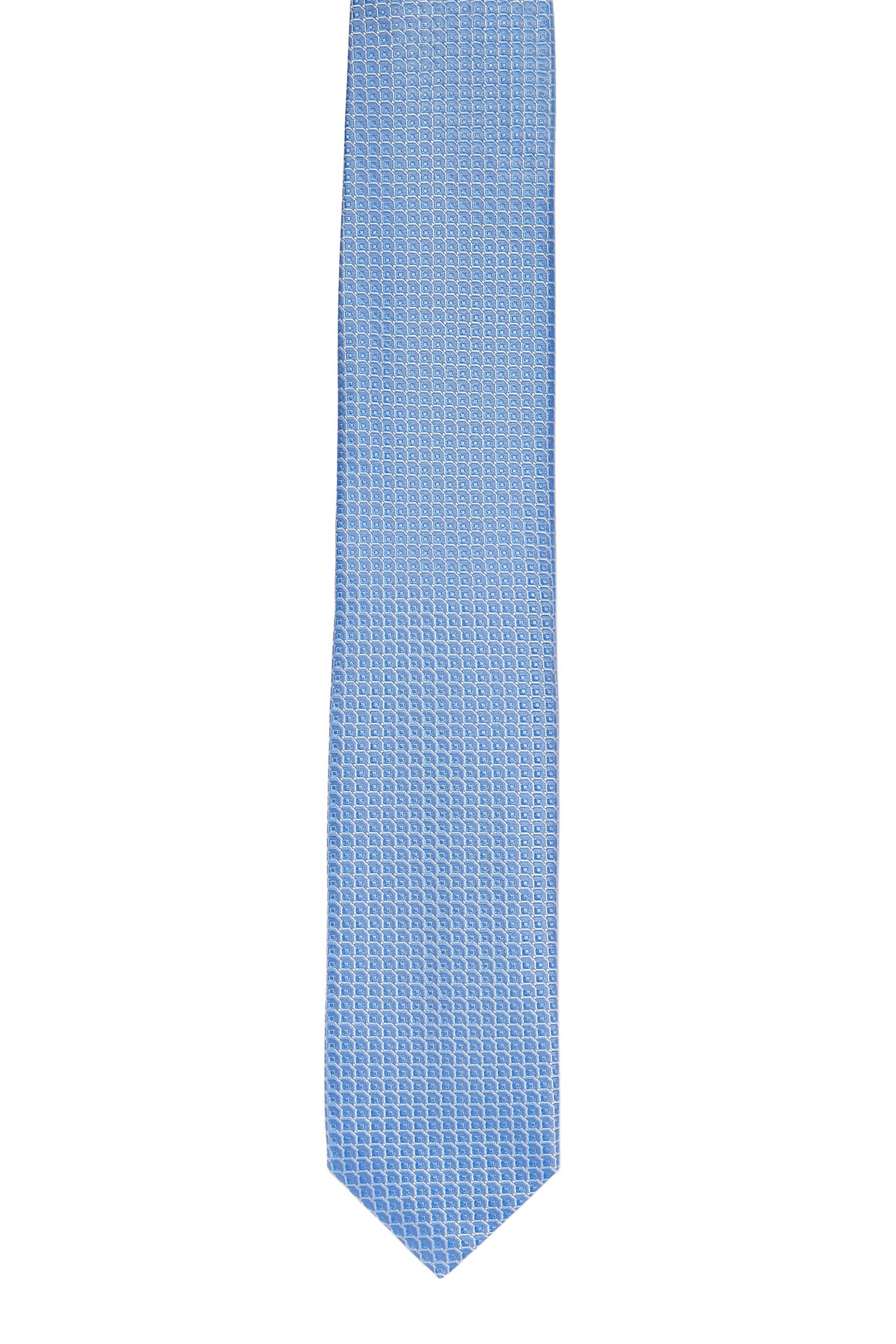 Geometric Woven Silk Tie