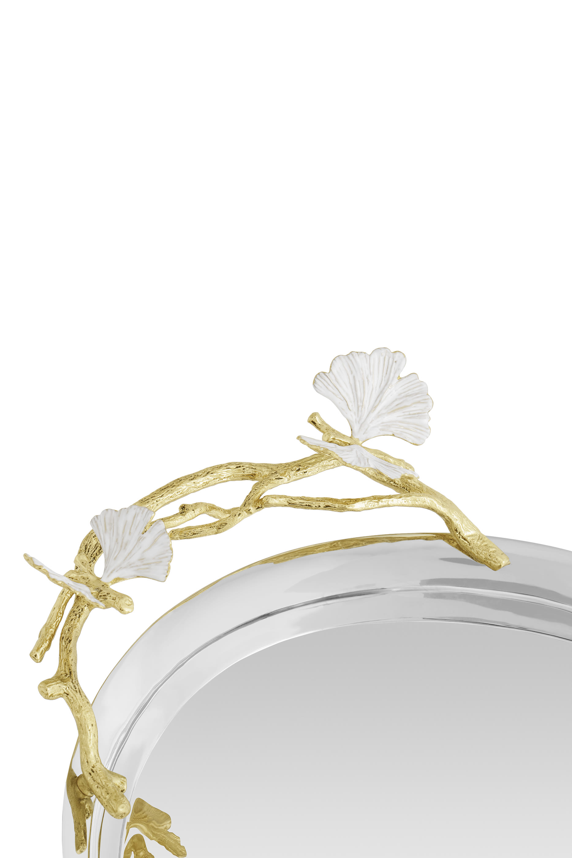 Butterfly Ginkgo Medium Gold Tray
