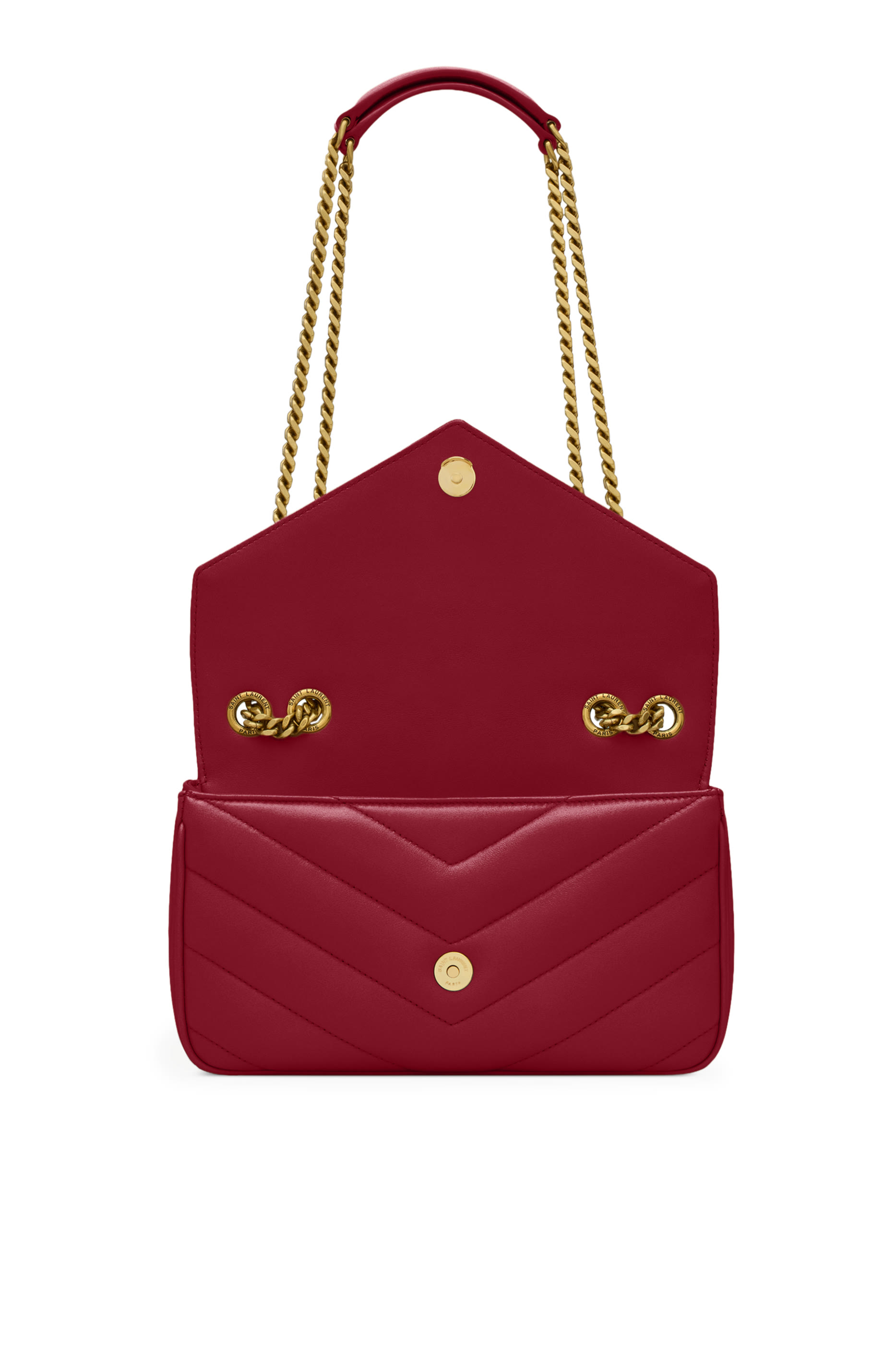 Loulou Small Handbag in Matelass&eacute; Lambskin