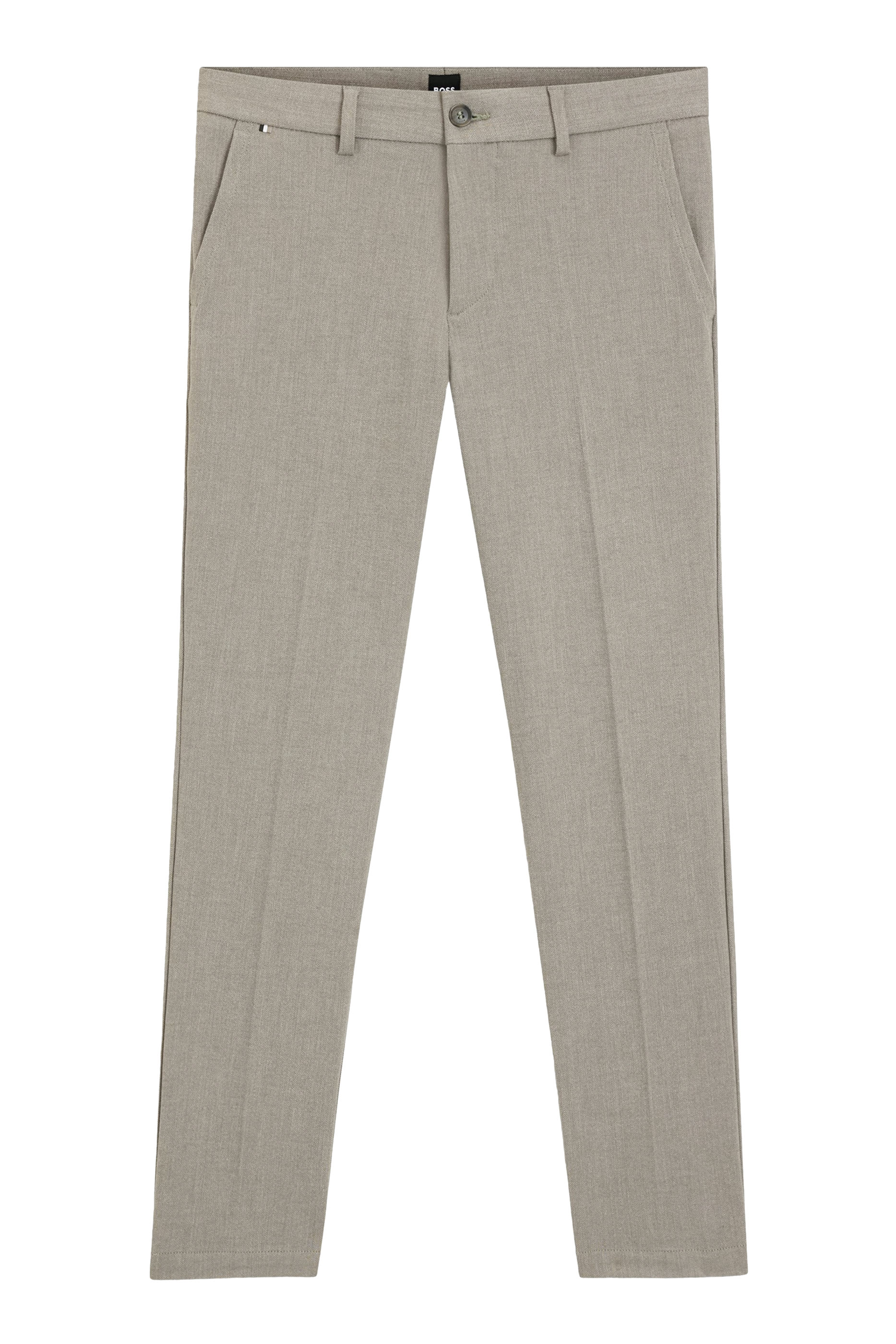 Slim-Fit Trousers in Brushed Herringbone 