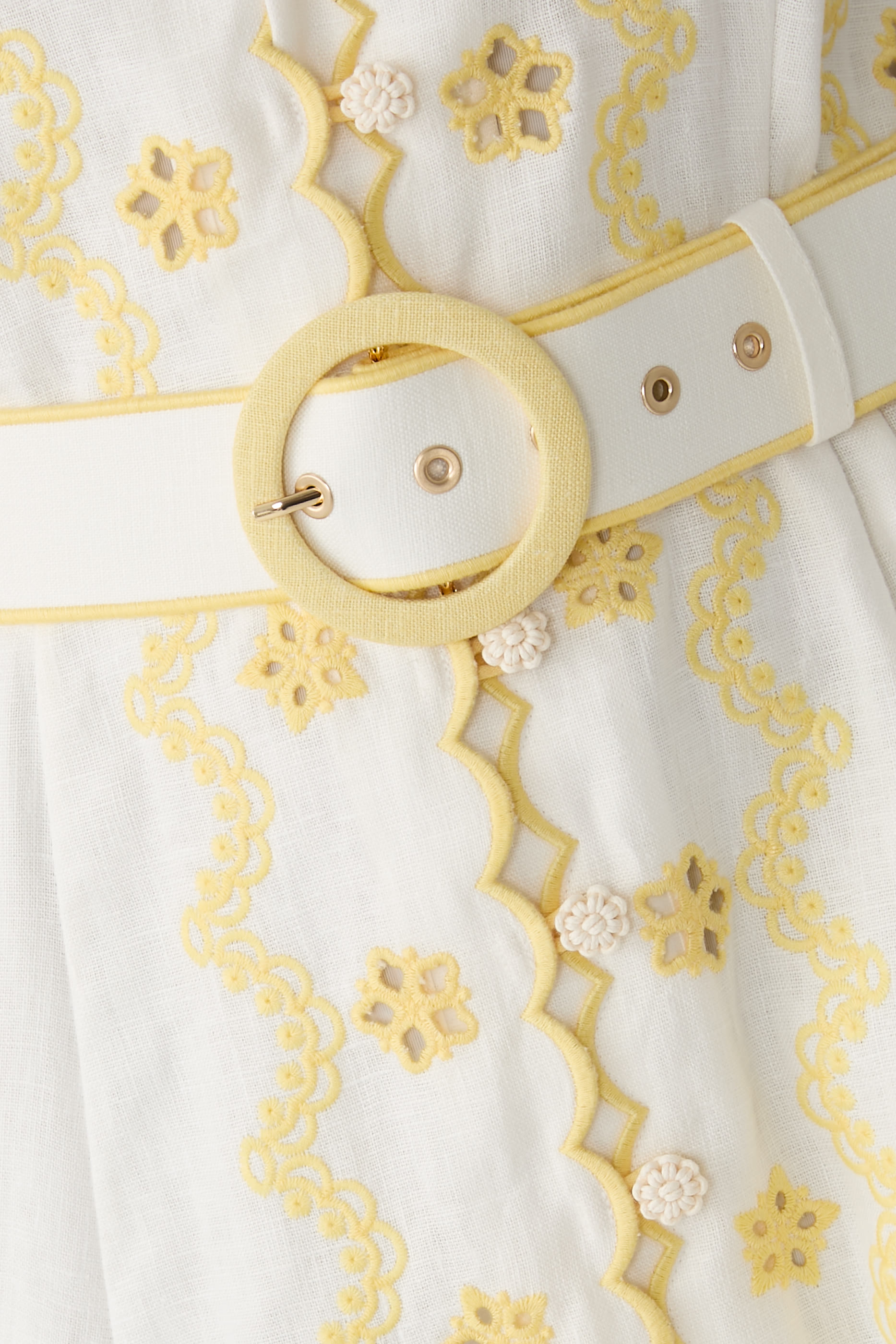 Lucky Embroidered Midi Dress