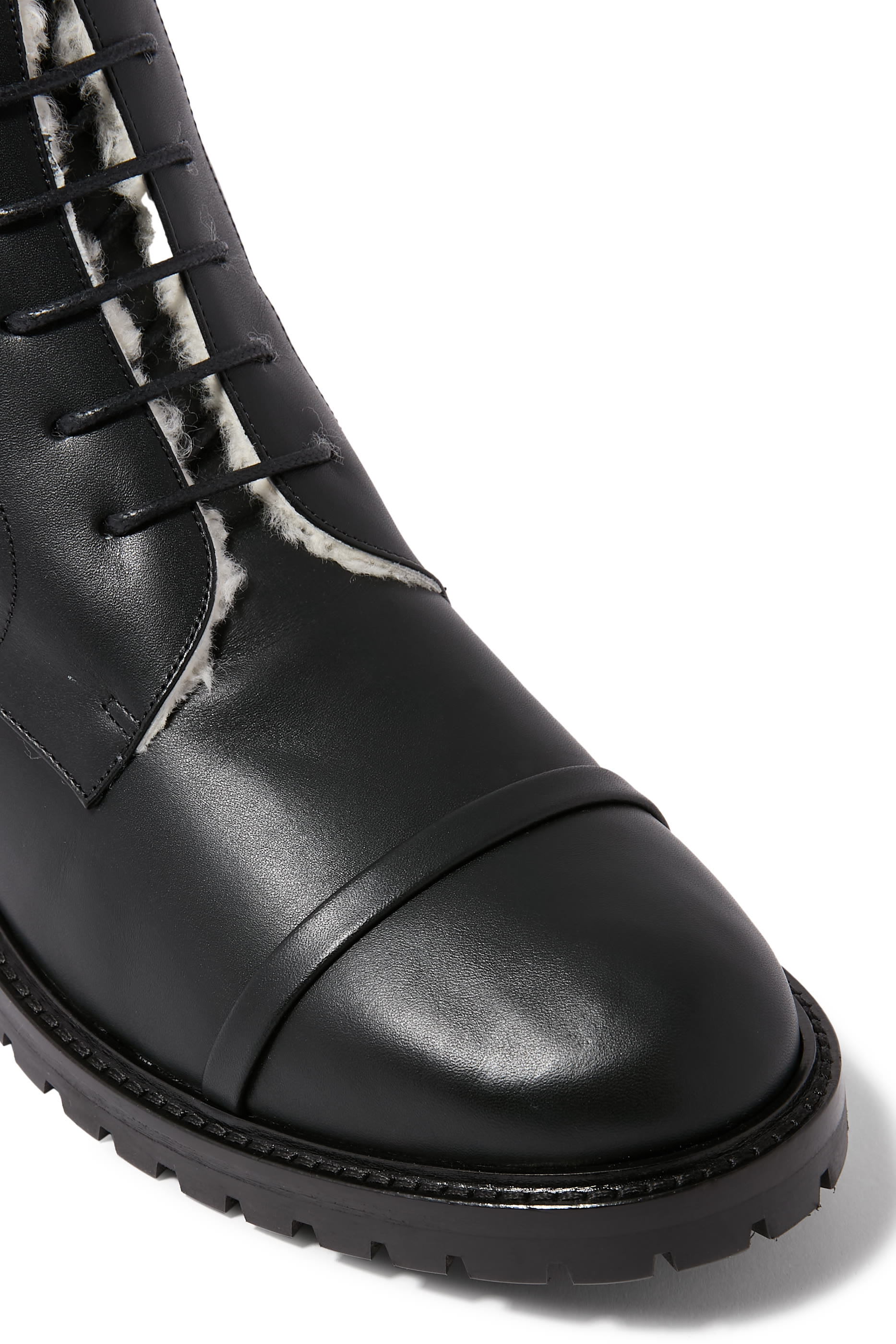 Miller Leather Combat Boots