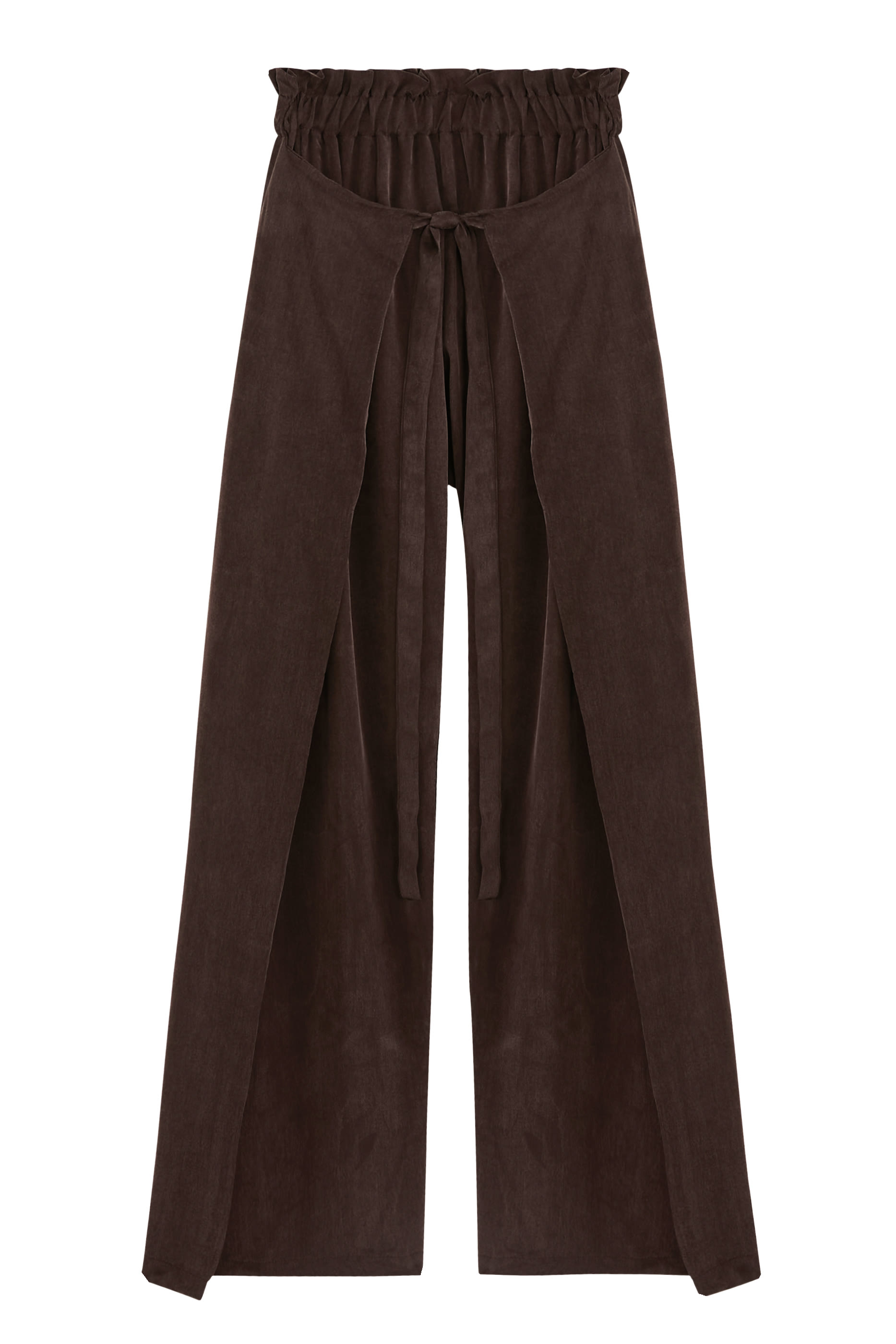 Straight Cut Wrap Pants