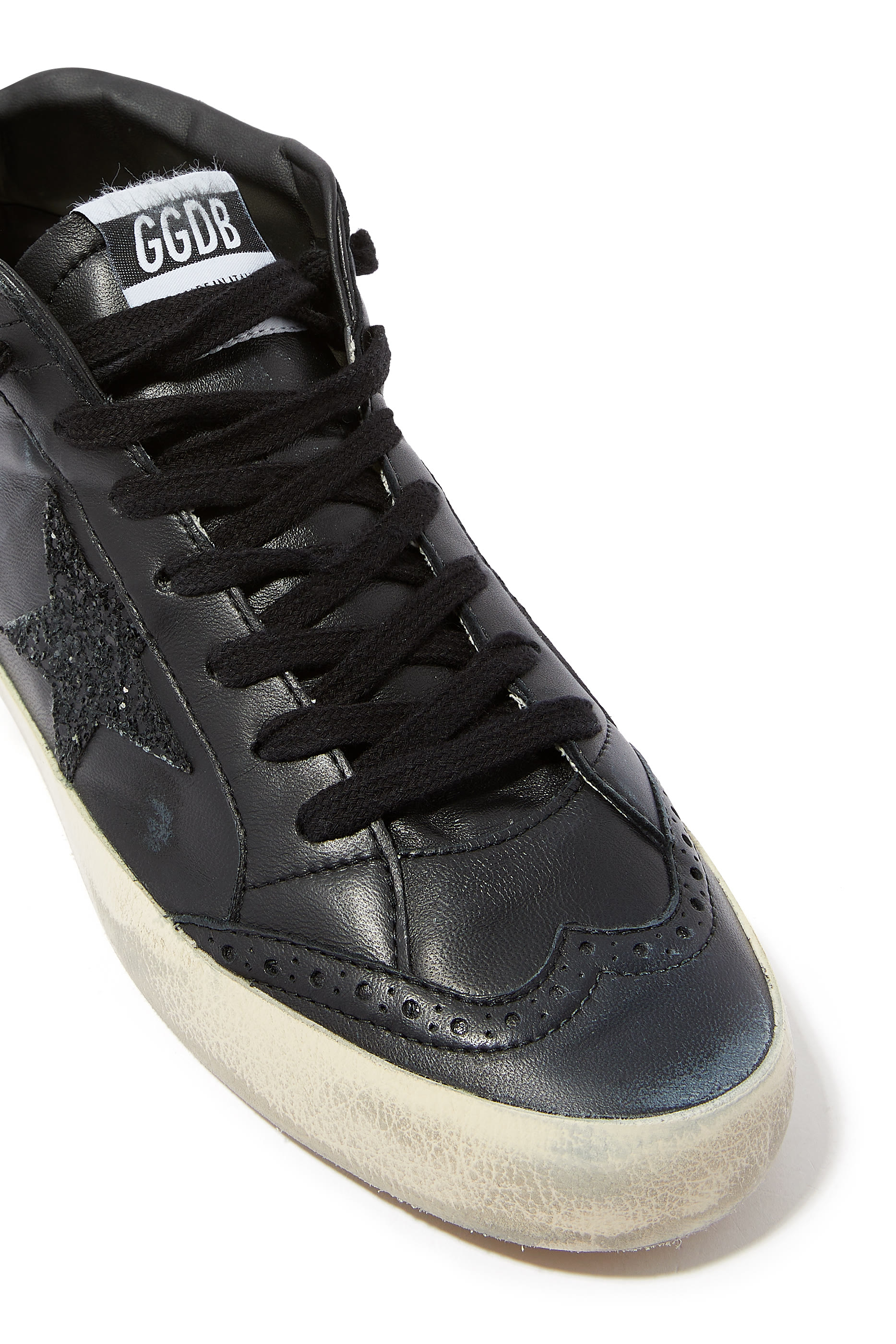 Mid Star Leather Sneakers