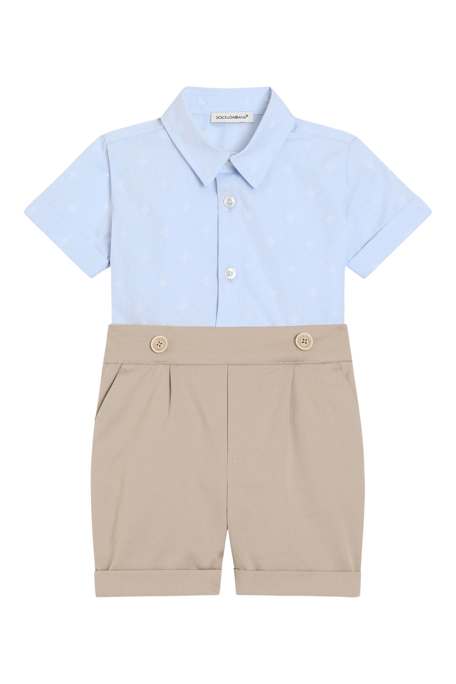 رومبر بأكمام قصيرة قطن للأطفال