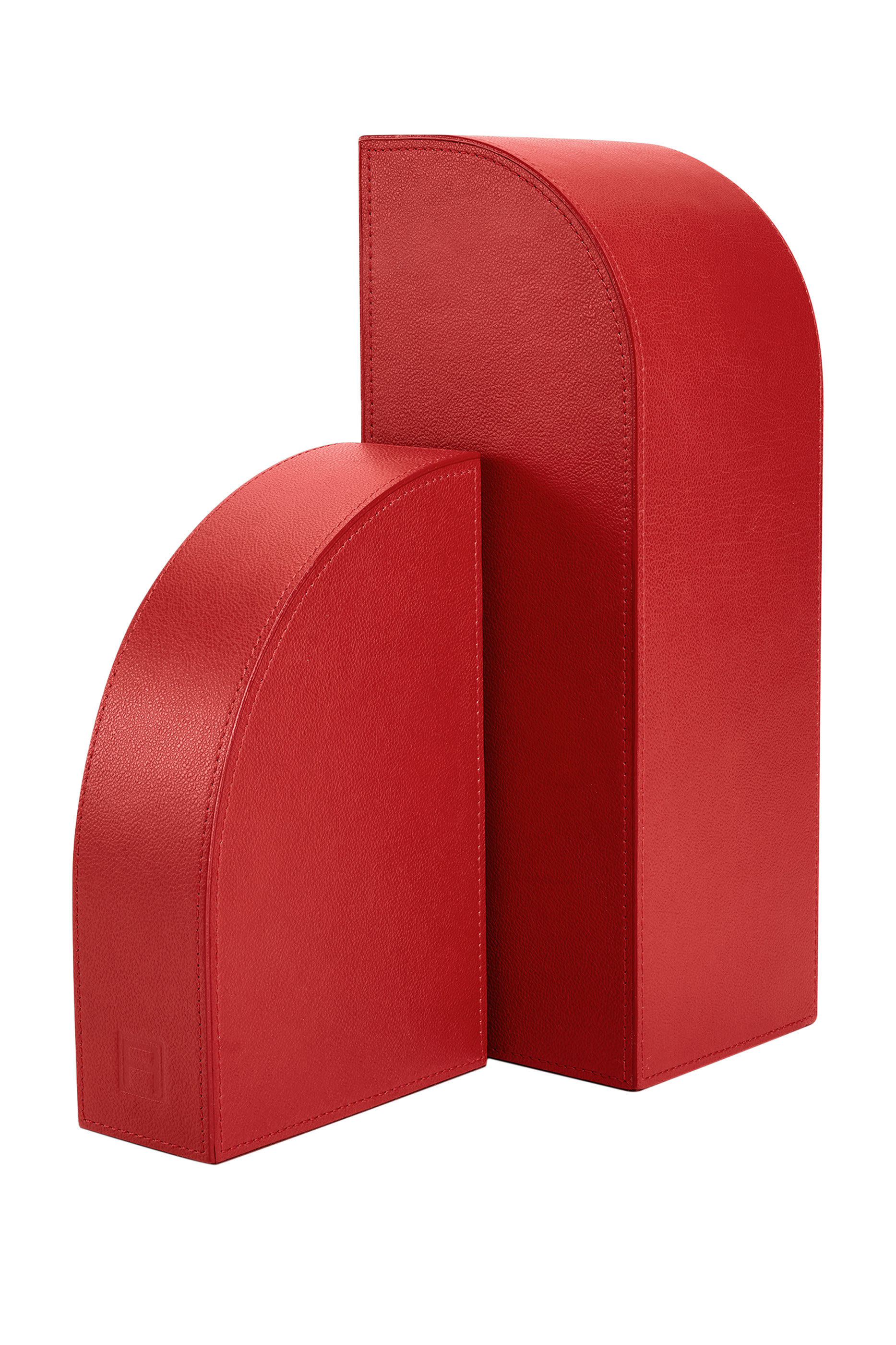 Cubist Bookend Red &ndash; Left