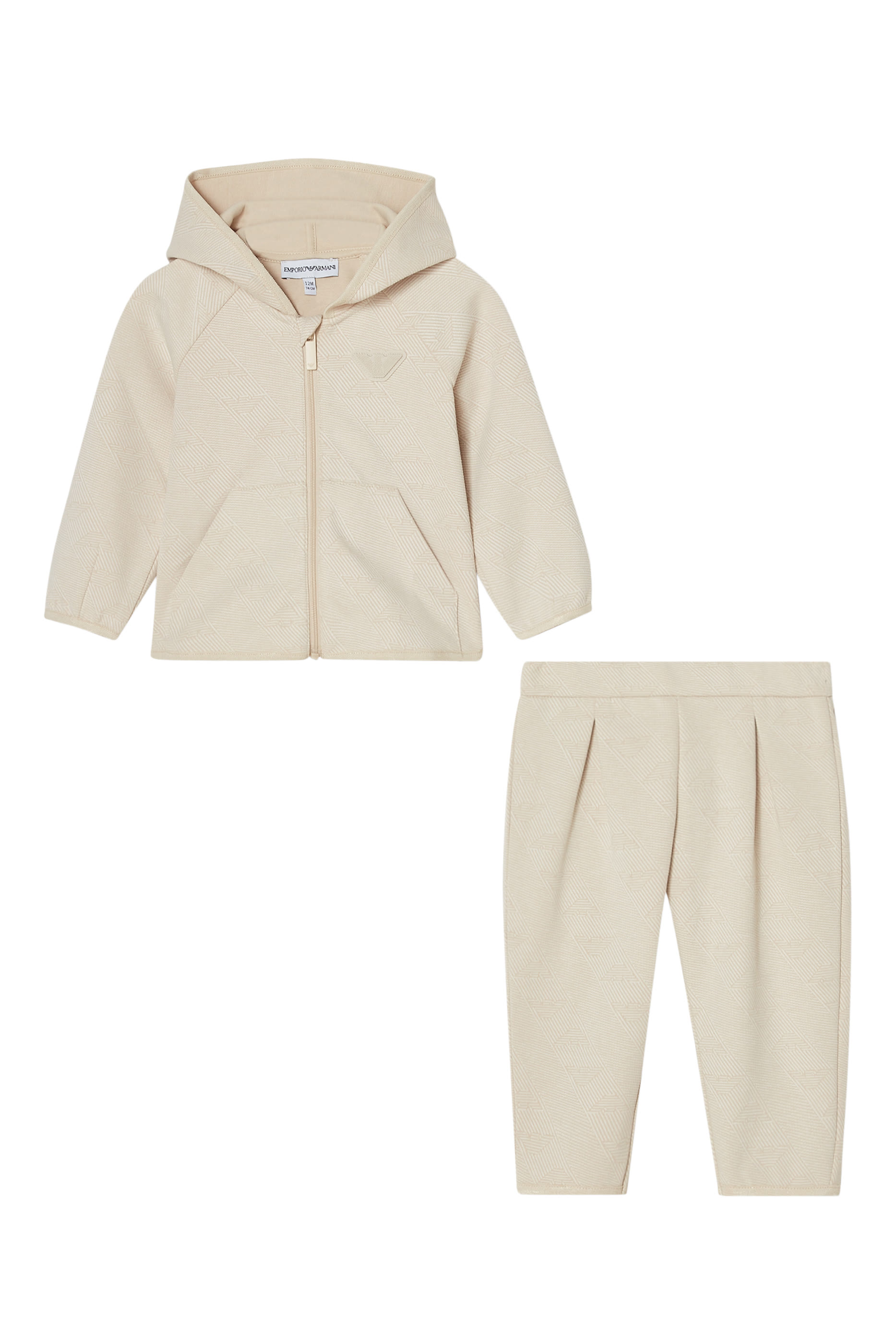 Kids Eagle Logo Hooded Sweatshirt & Trousers