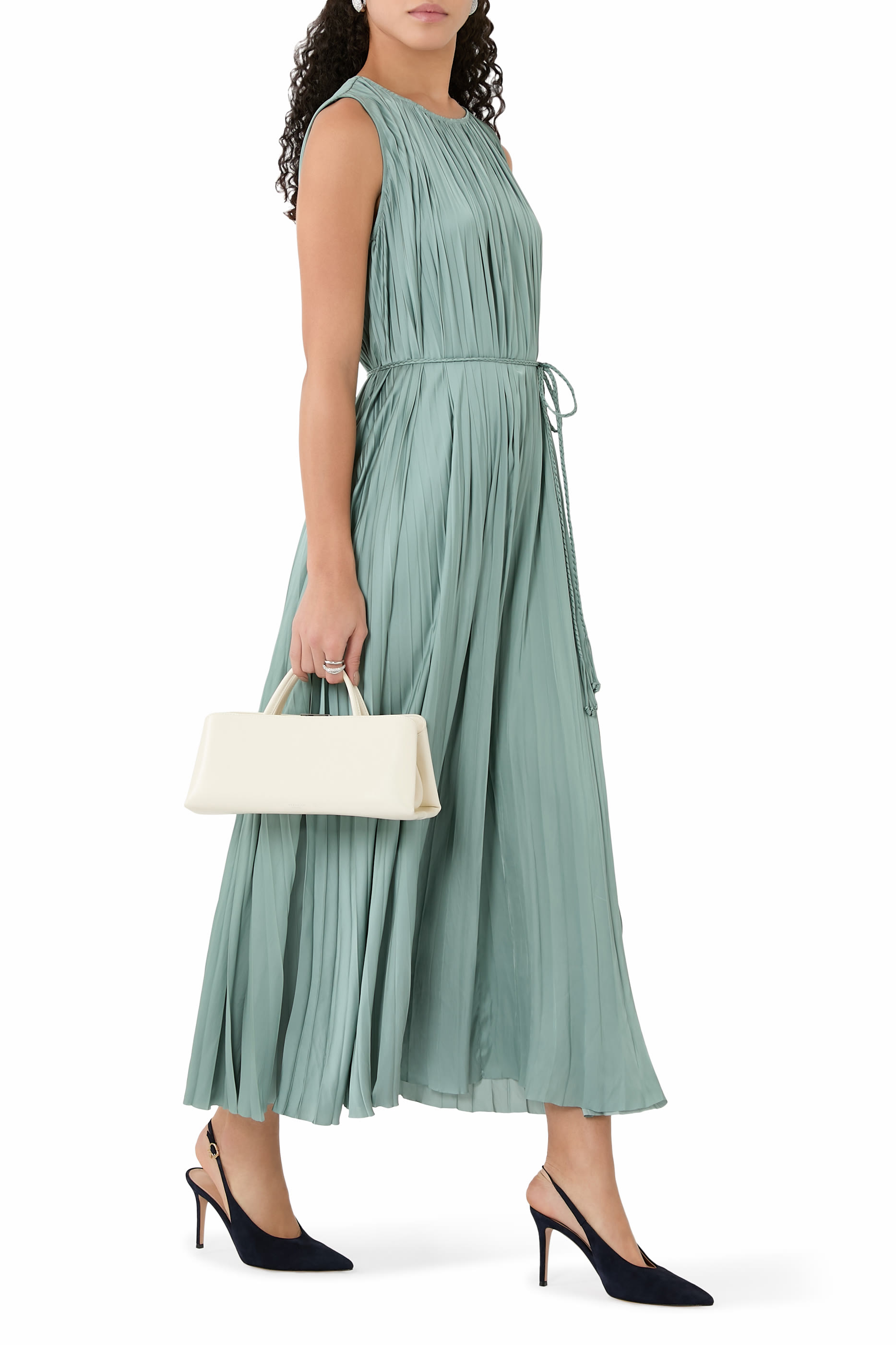 Fianna Pleated Midi Dress