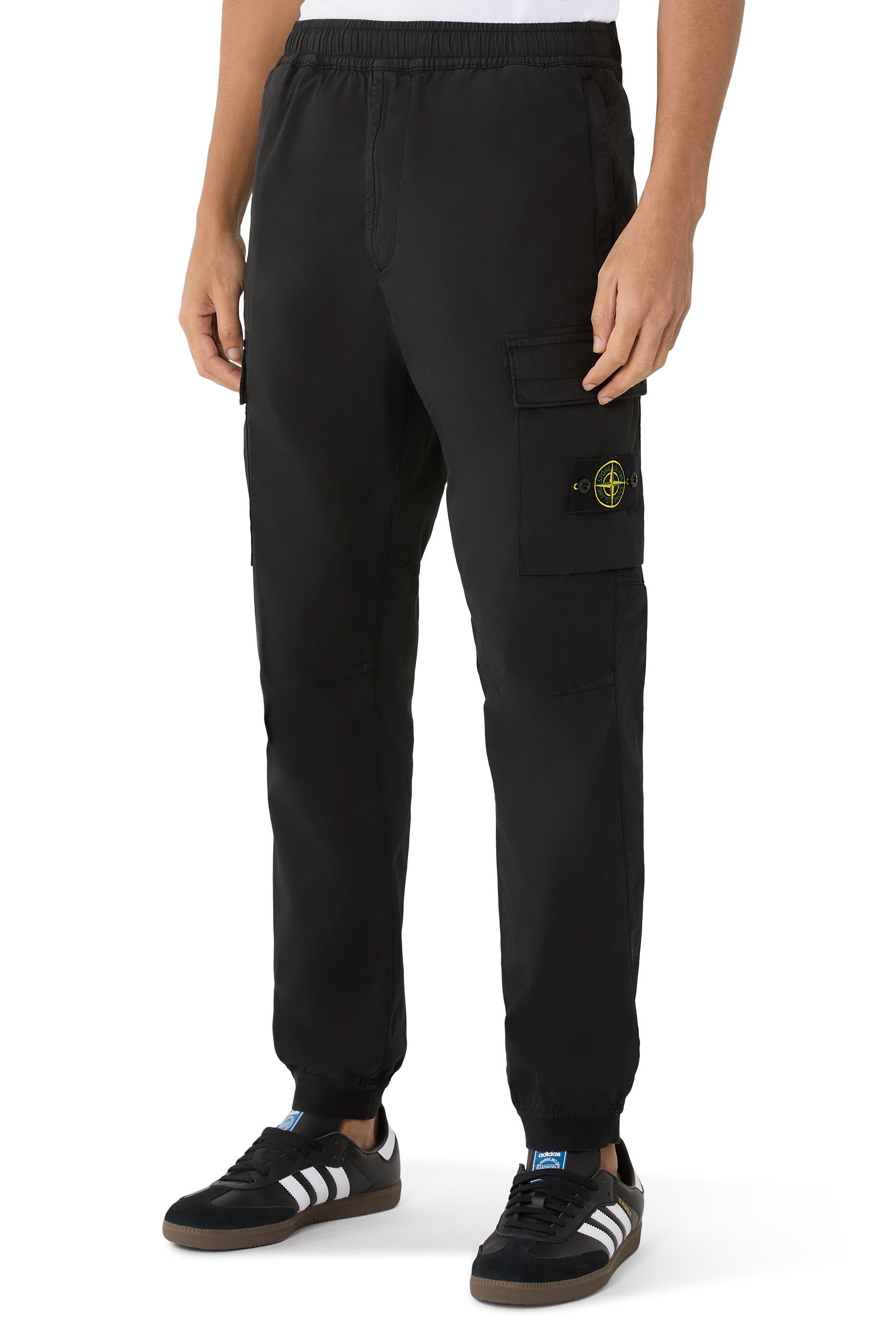 Regular-Tapered-Fit Cargo Trousers