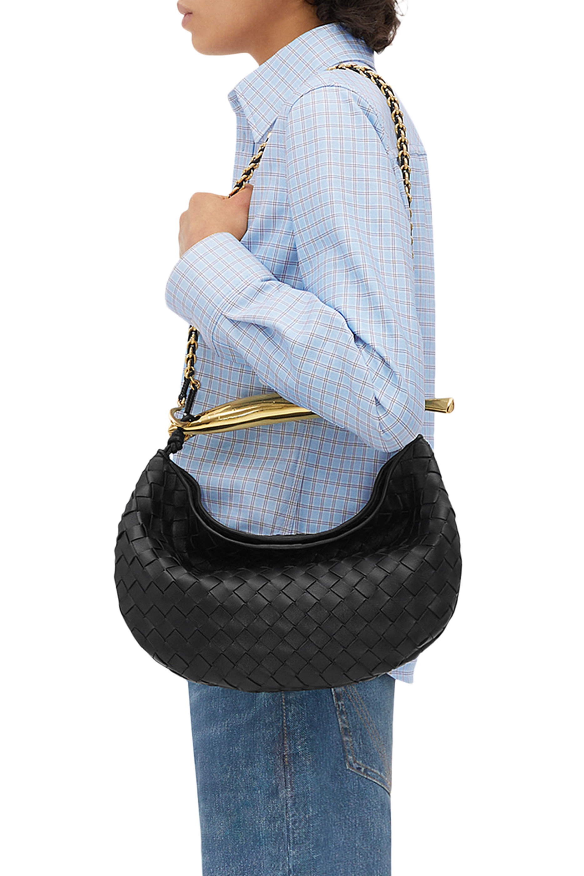 Sardine Woven Nappa Leather Bag