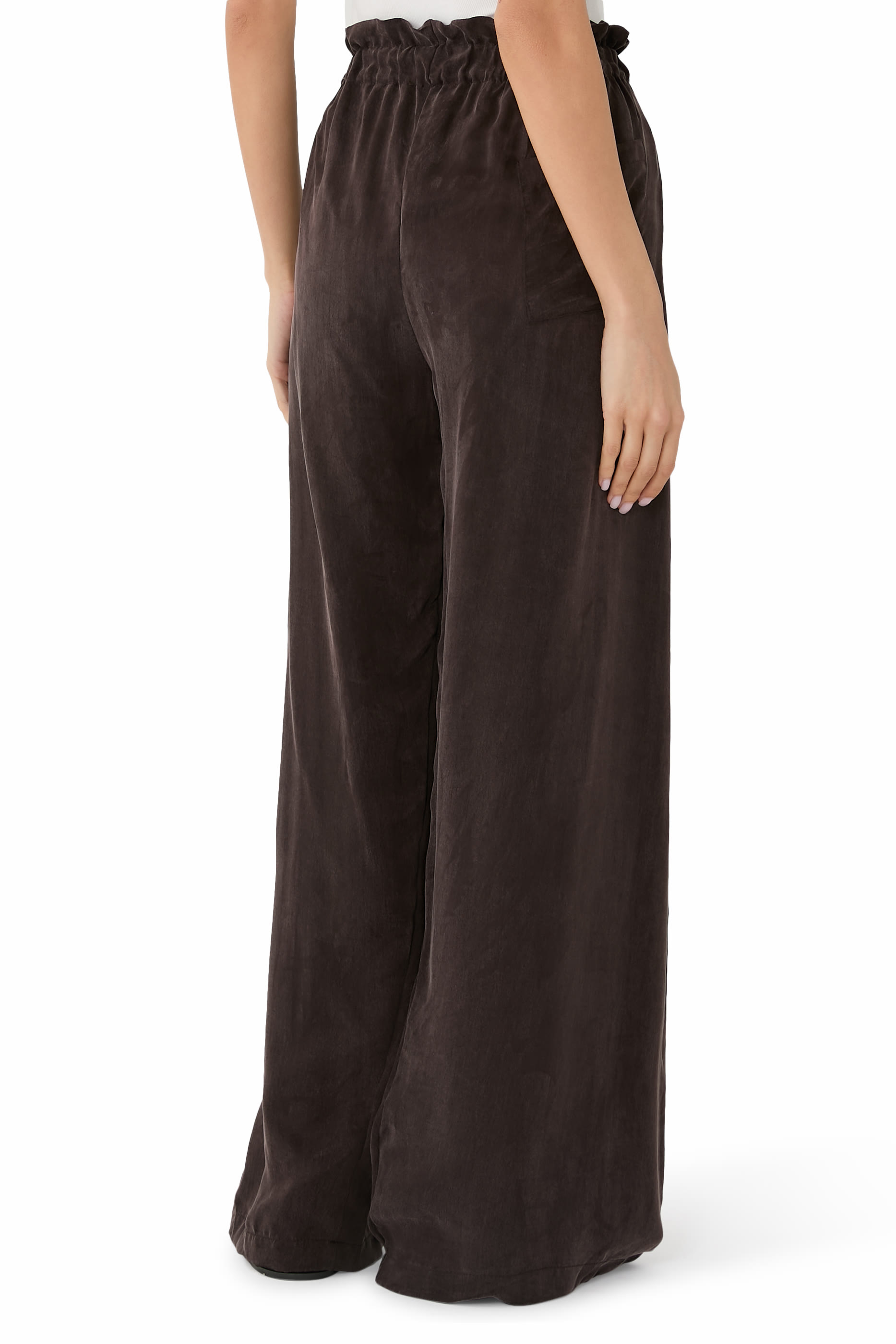 Straight Cut Wrap Pants