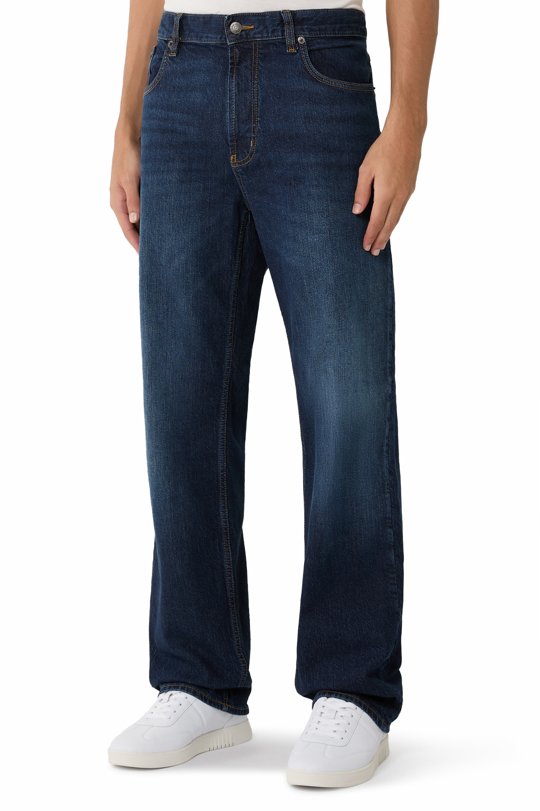 J76 Vintage-Effect Denim Jeans