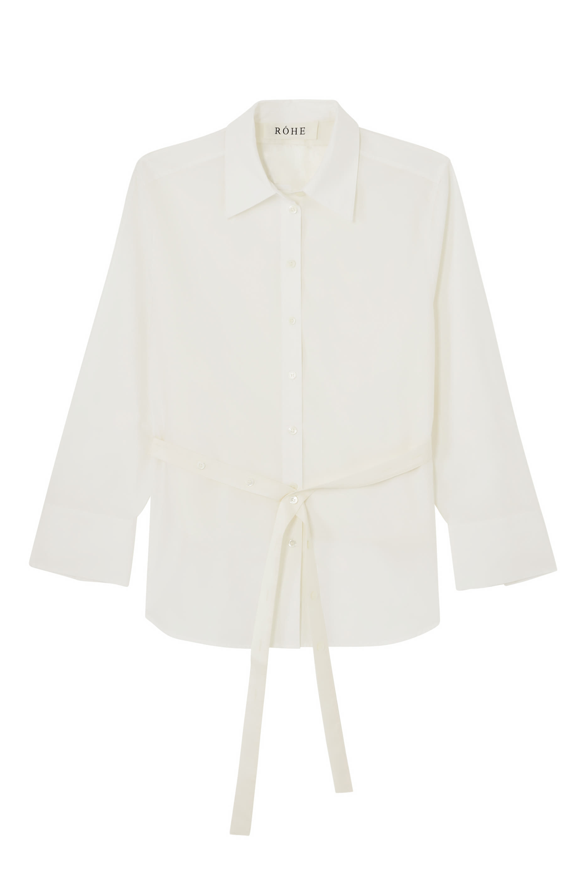 Poplin Silk Combined Gilet-Shirt