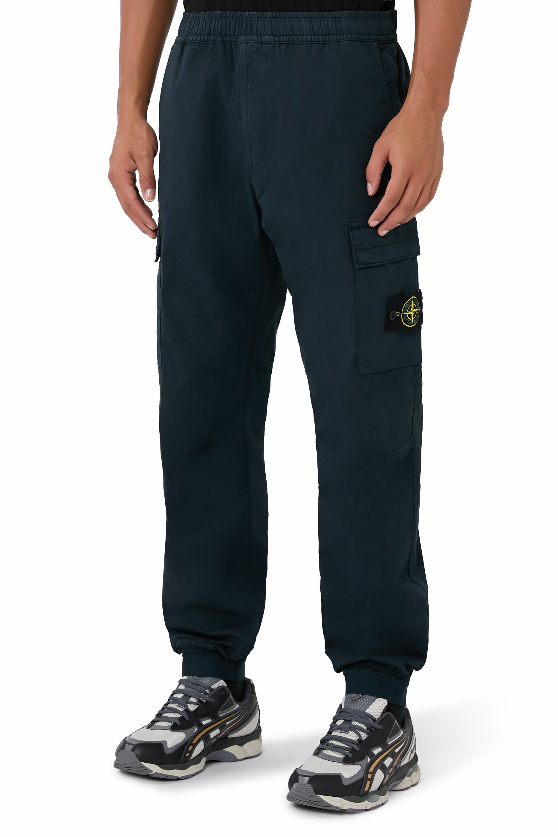Regular-Tapered-Fit Cargo Trousers