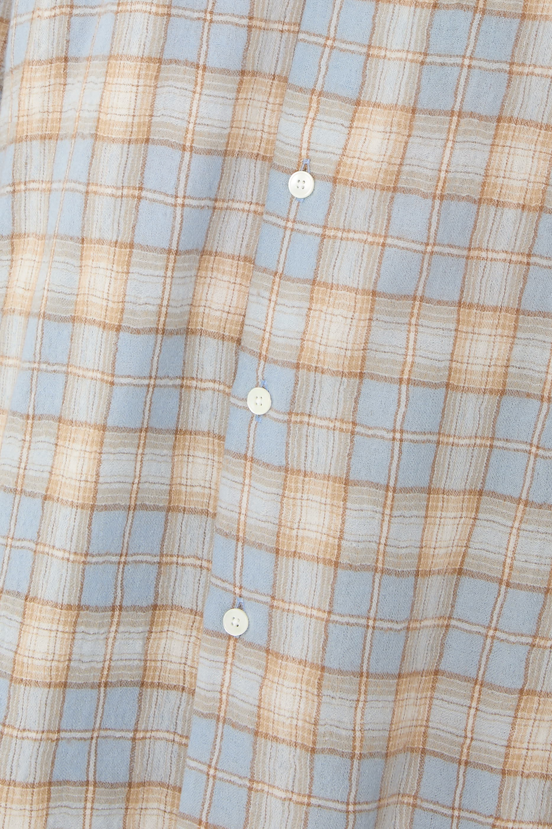 Airy Wool Check Shirt