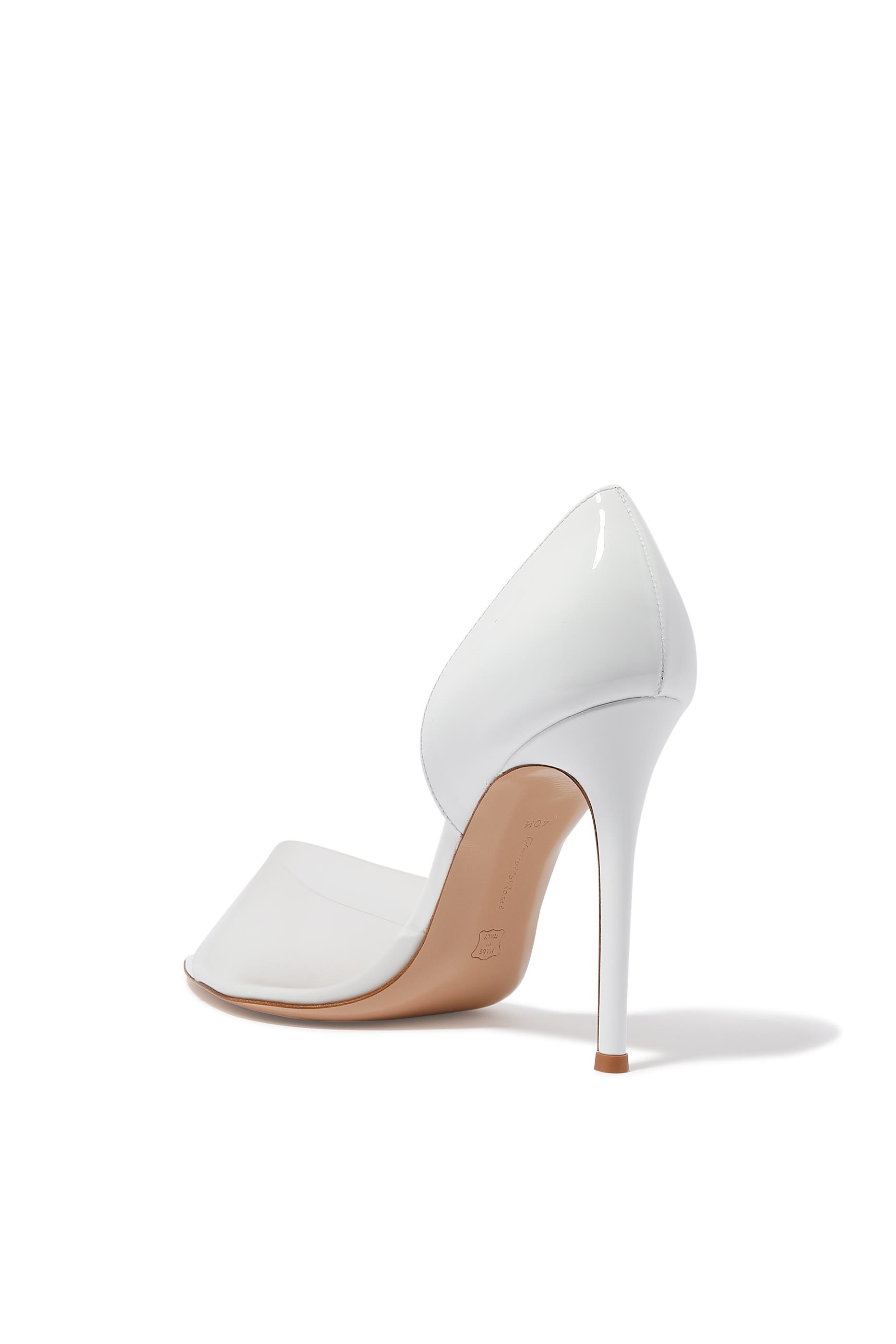 Bree 105 Plexi Open Toe Pumps