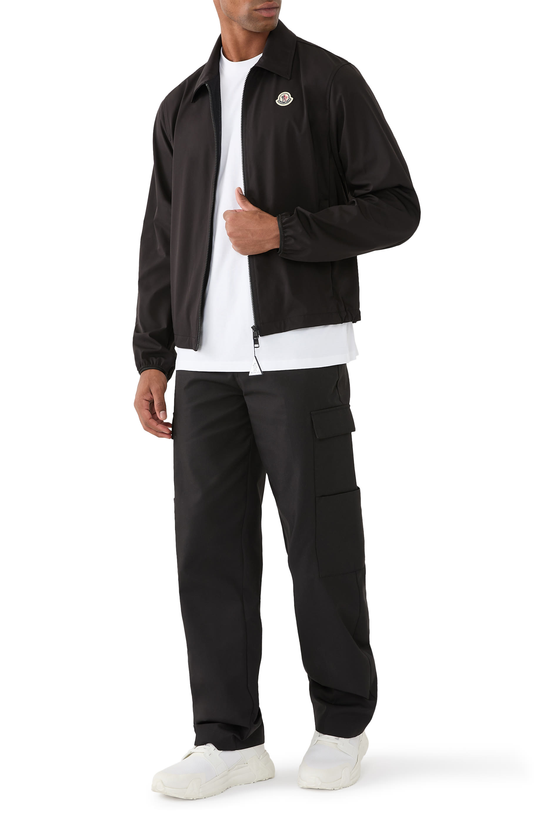 Evandro Logo-Appliqu&eacute;d Shell Jacket