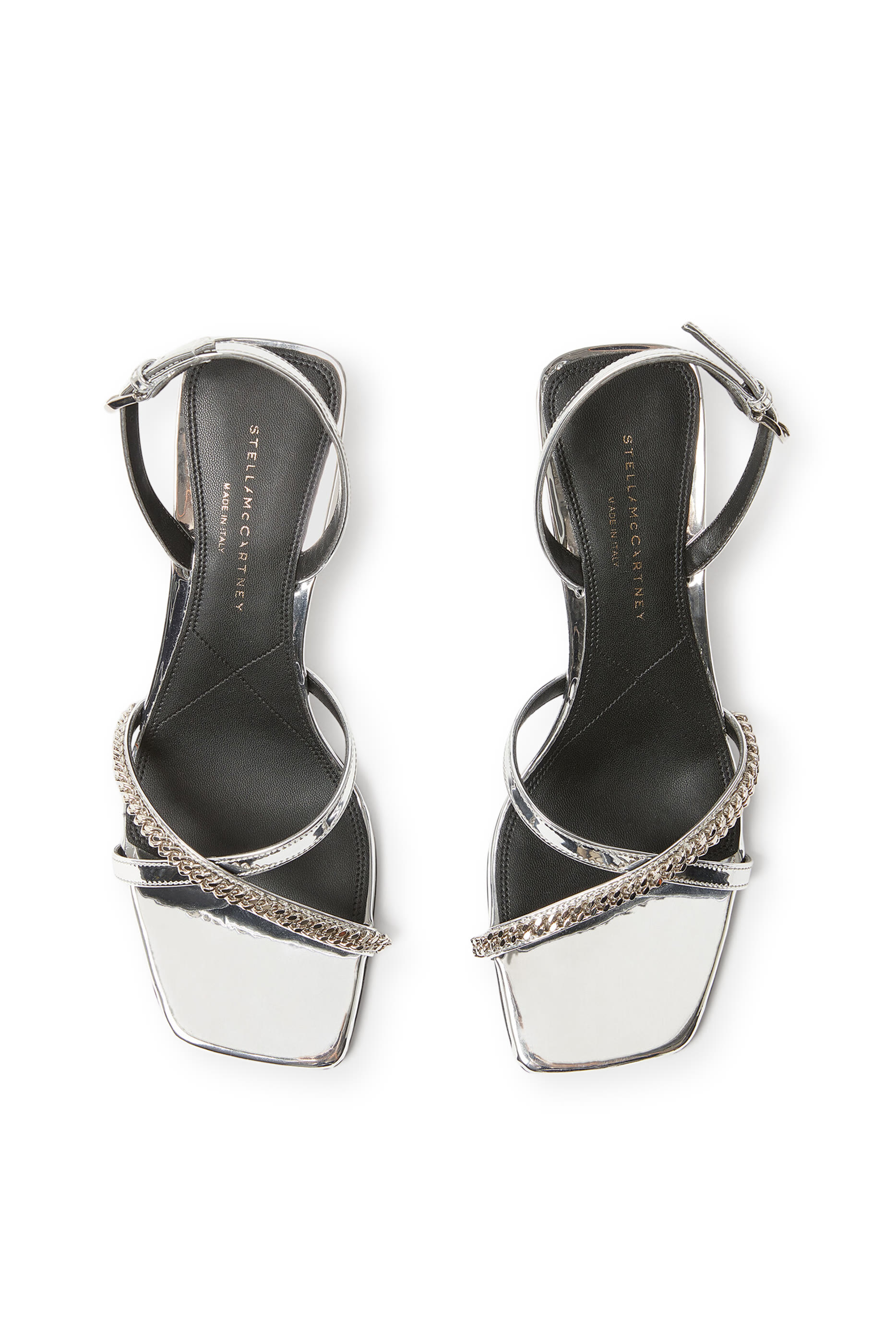  Elsa 65 Metallic Leather Sandals 