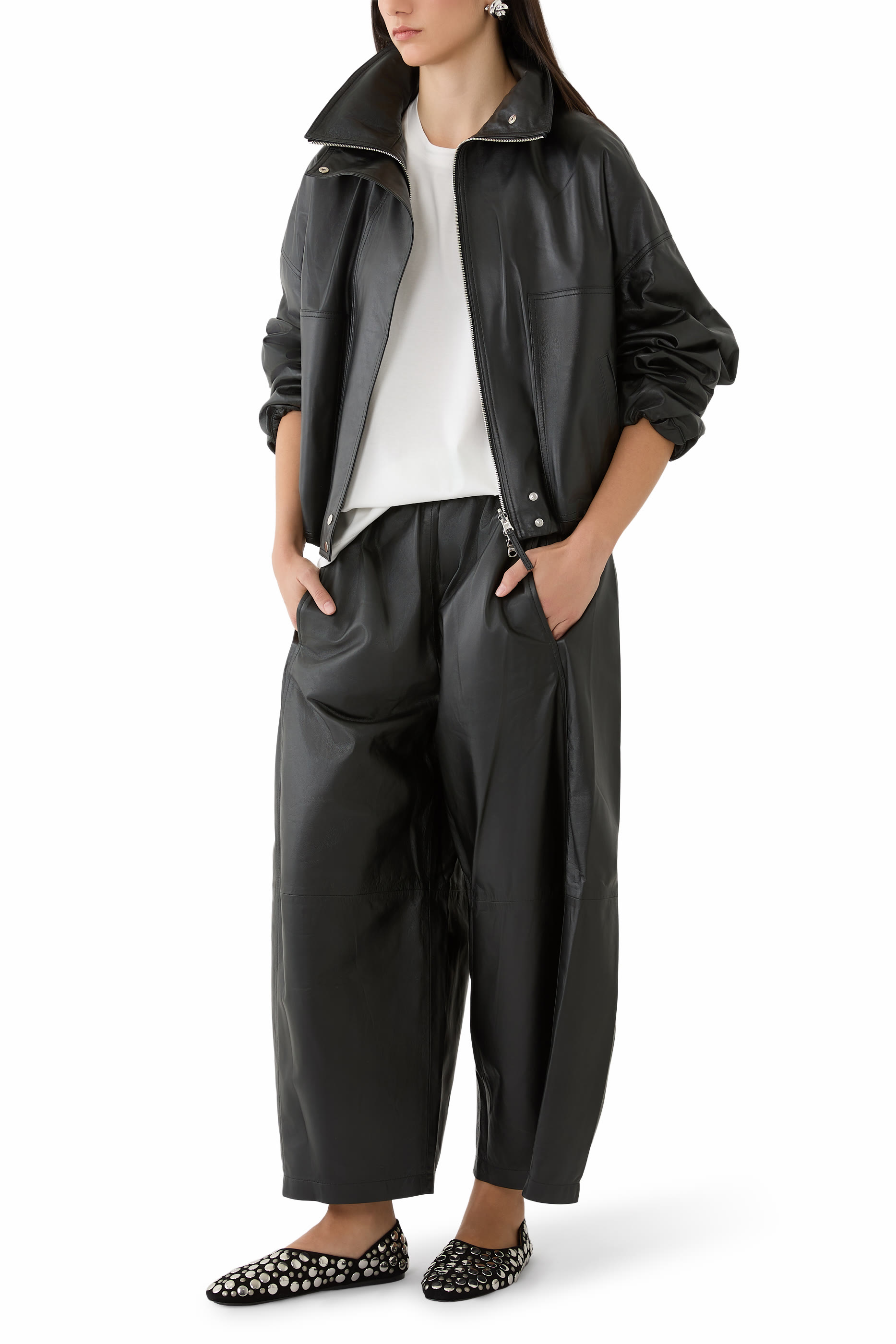 Oversized Cotton Silk T-Shirt