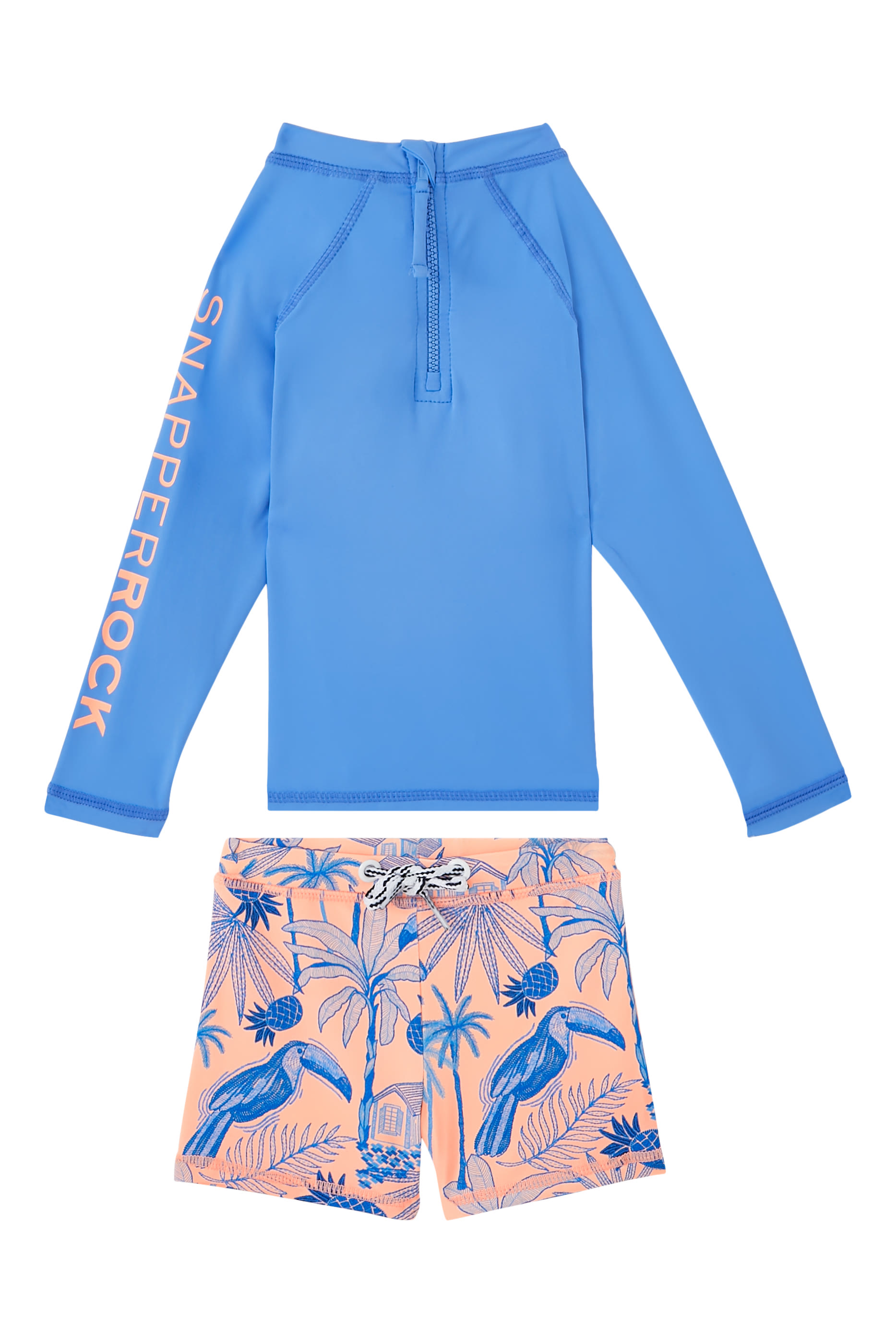 Kids Tropicana Vacay Sustainable Long Sleeves T-Shirt & Shorts Set 