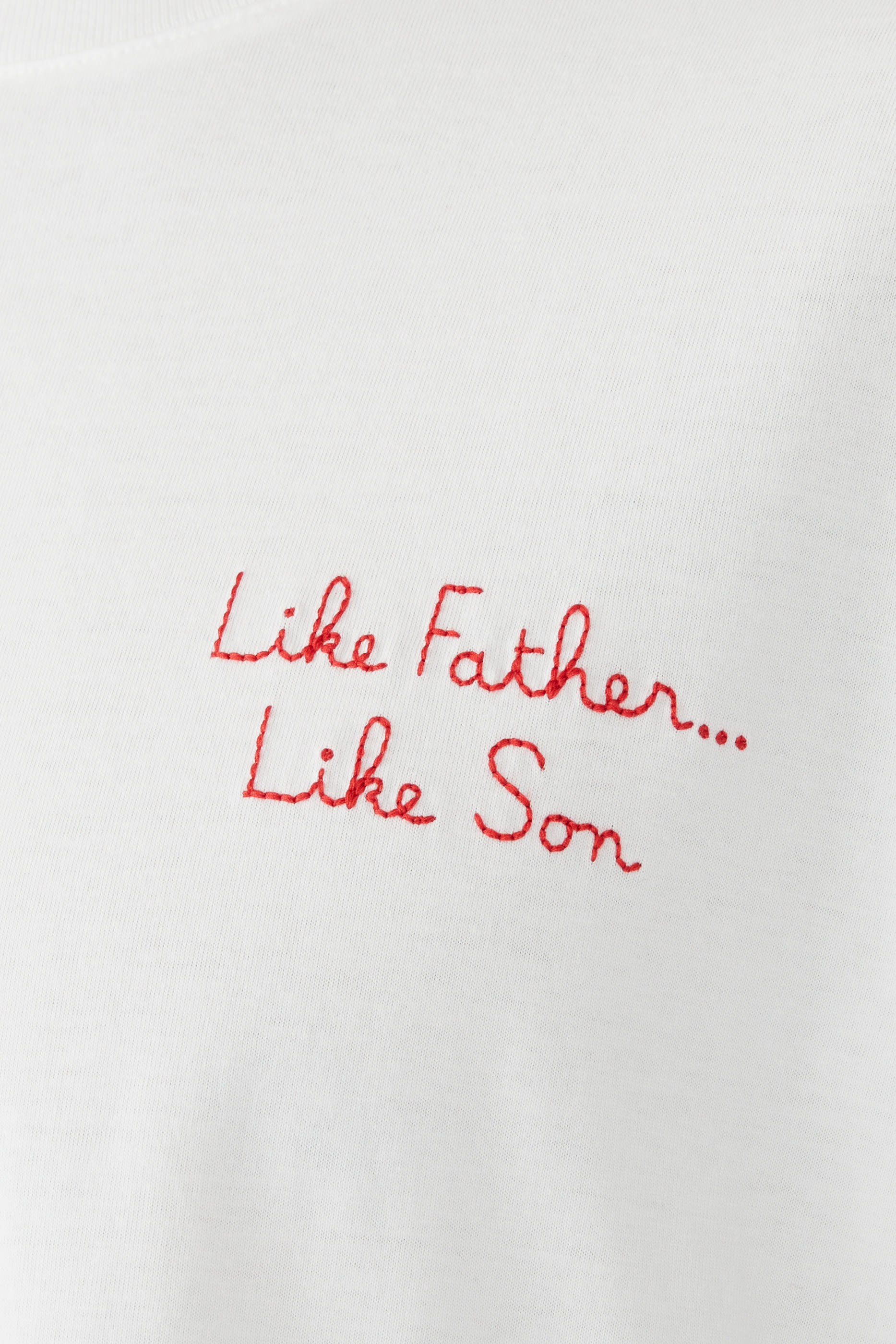 Bart And Homer Print and Embroidery T-Shirt