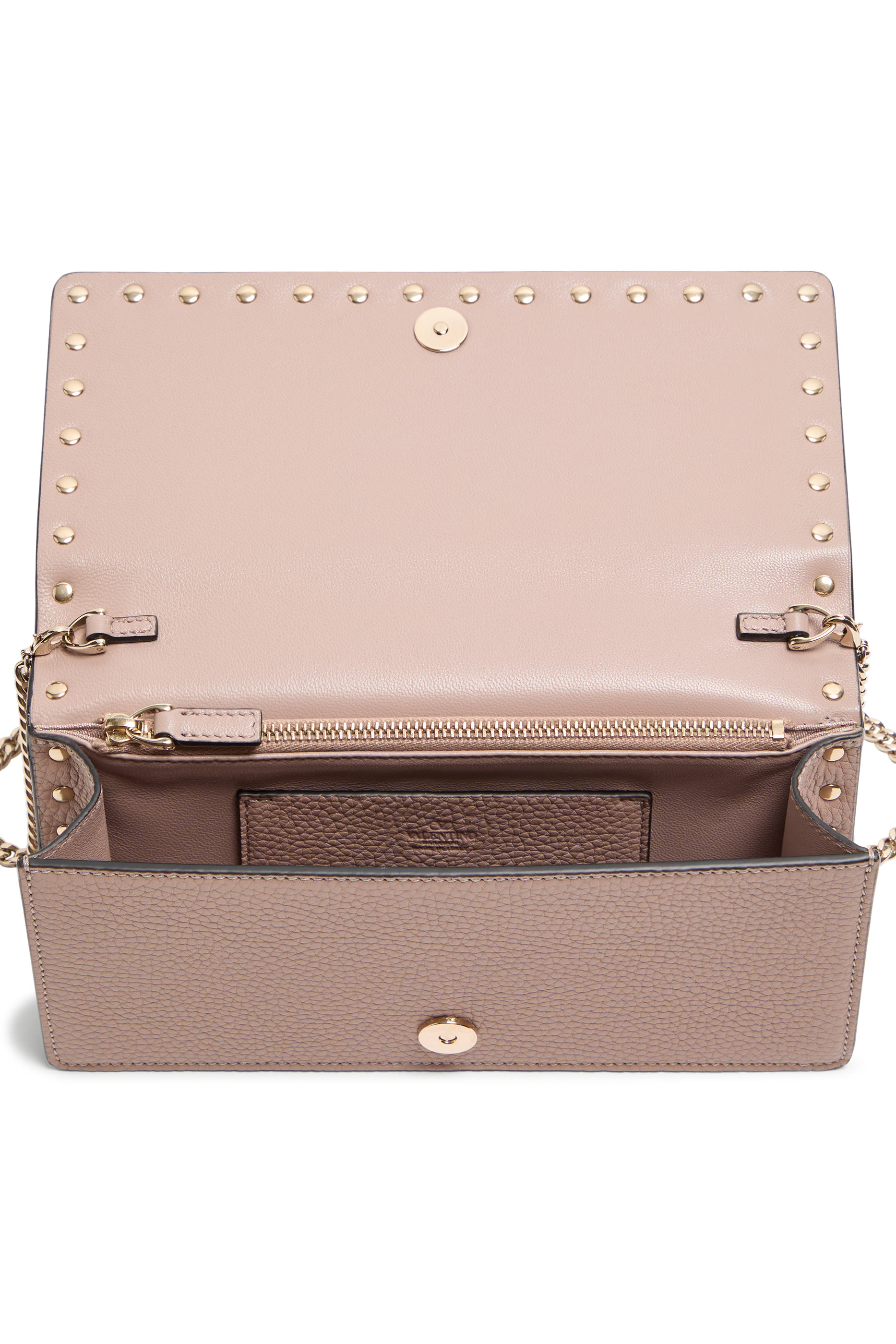 Rockstud-Embellished Clutch Bag