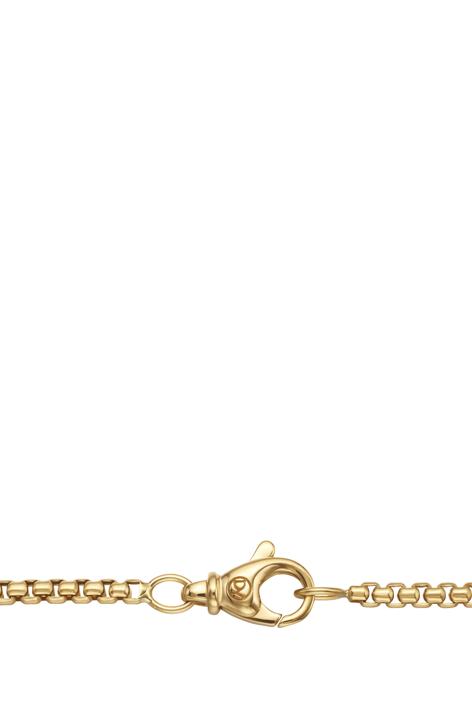 Box Chain Necklace, 18K Yellow Gold