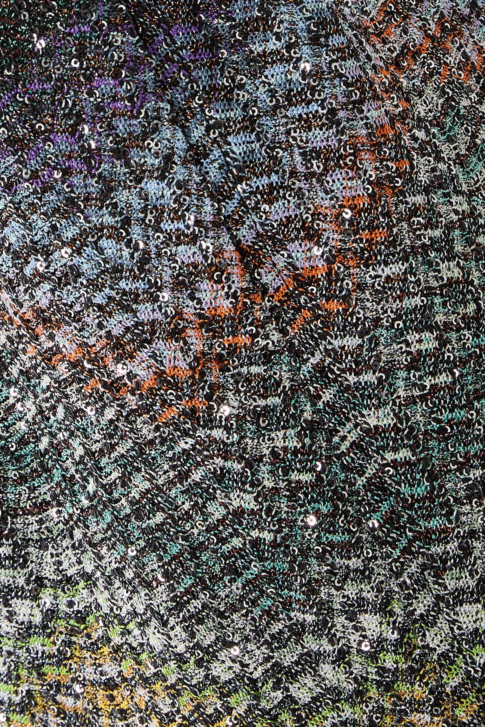 Mixed Viscose Lam&eacute; Shorts with Sequins