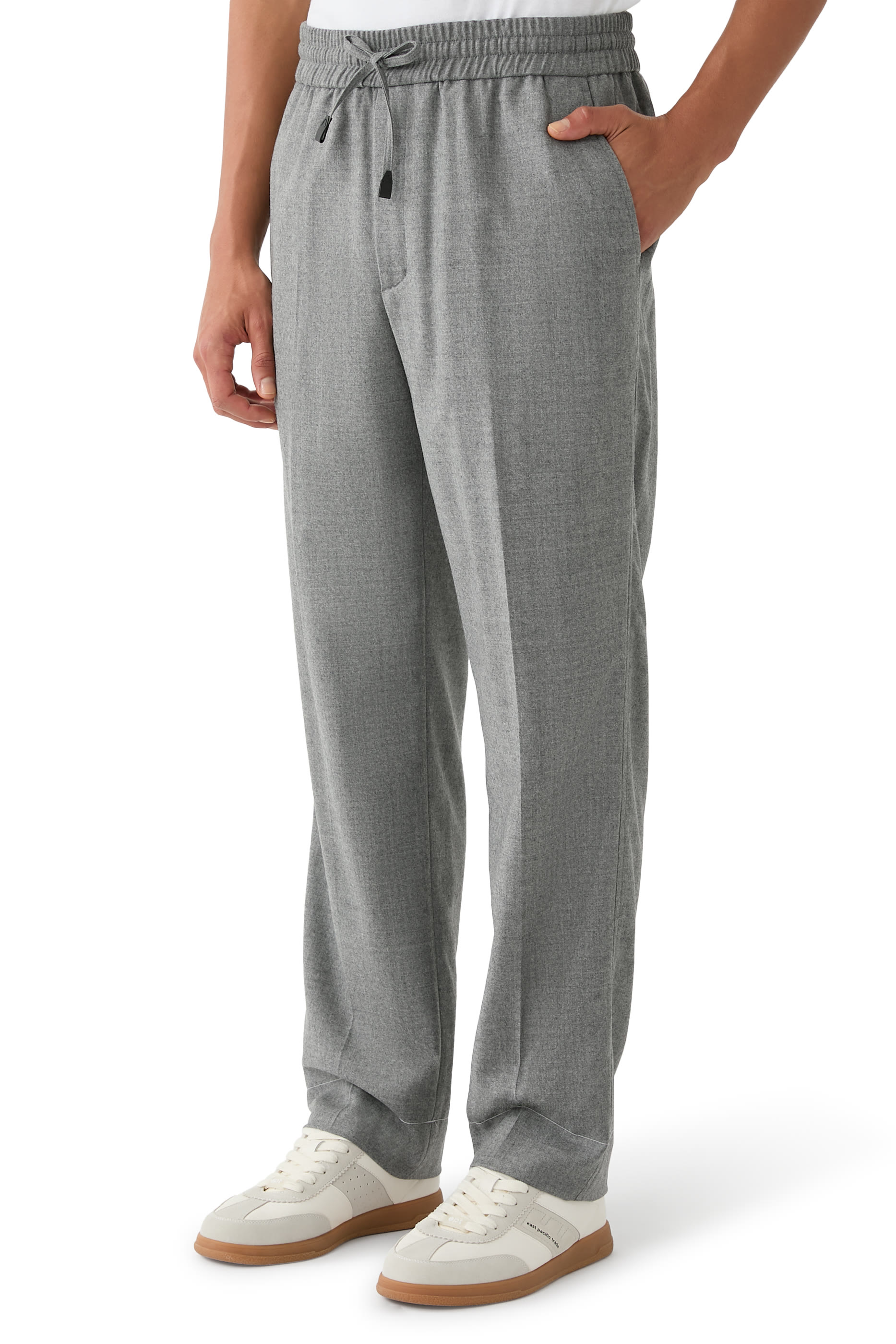 Asolo Wool Flannel Tapered Pants