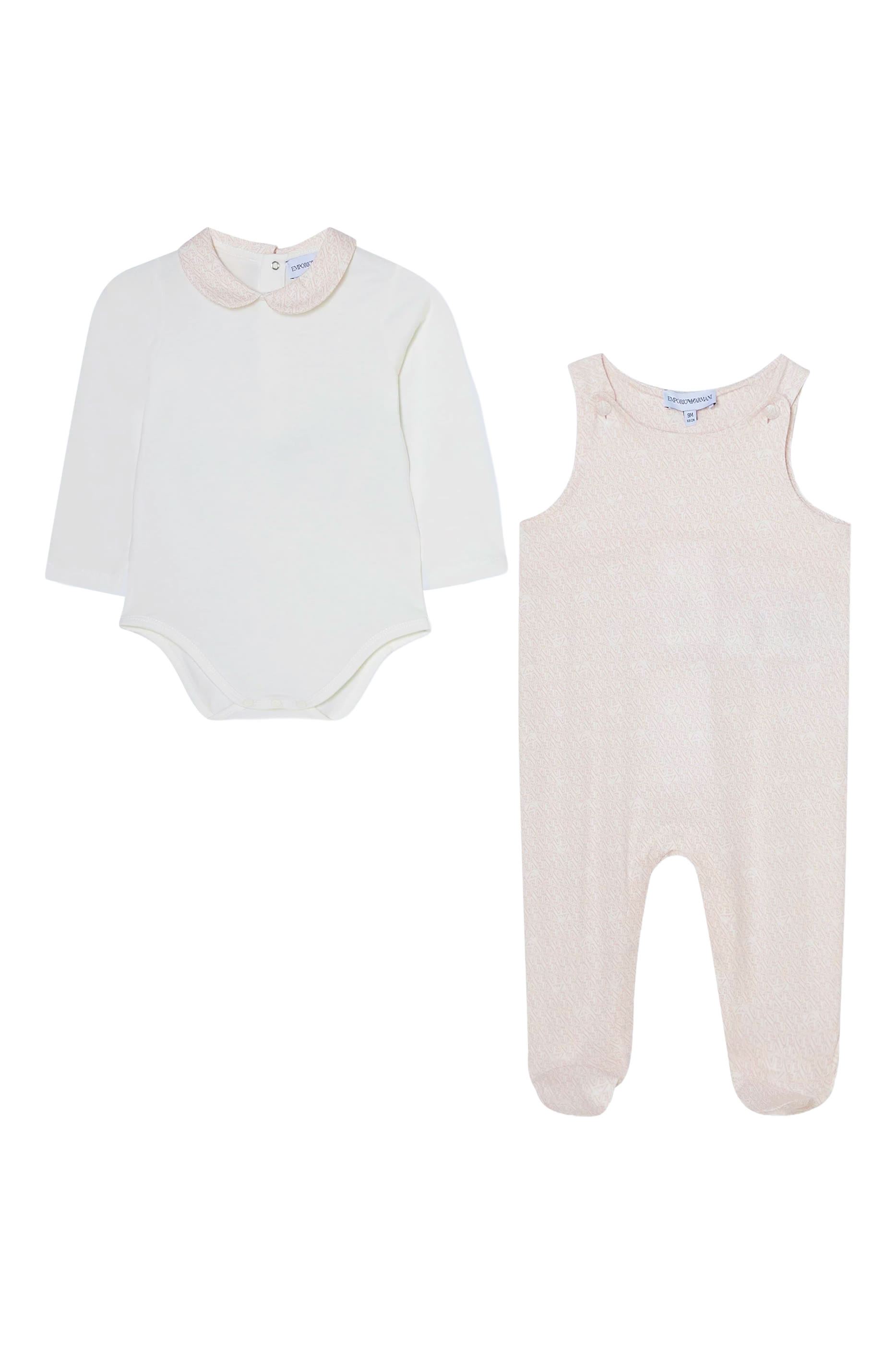 Kids Cotton Dungarees & Top Set