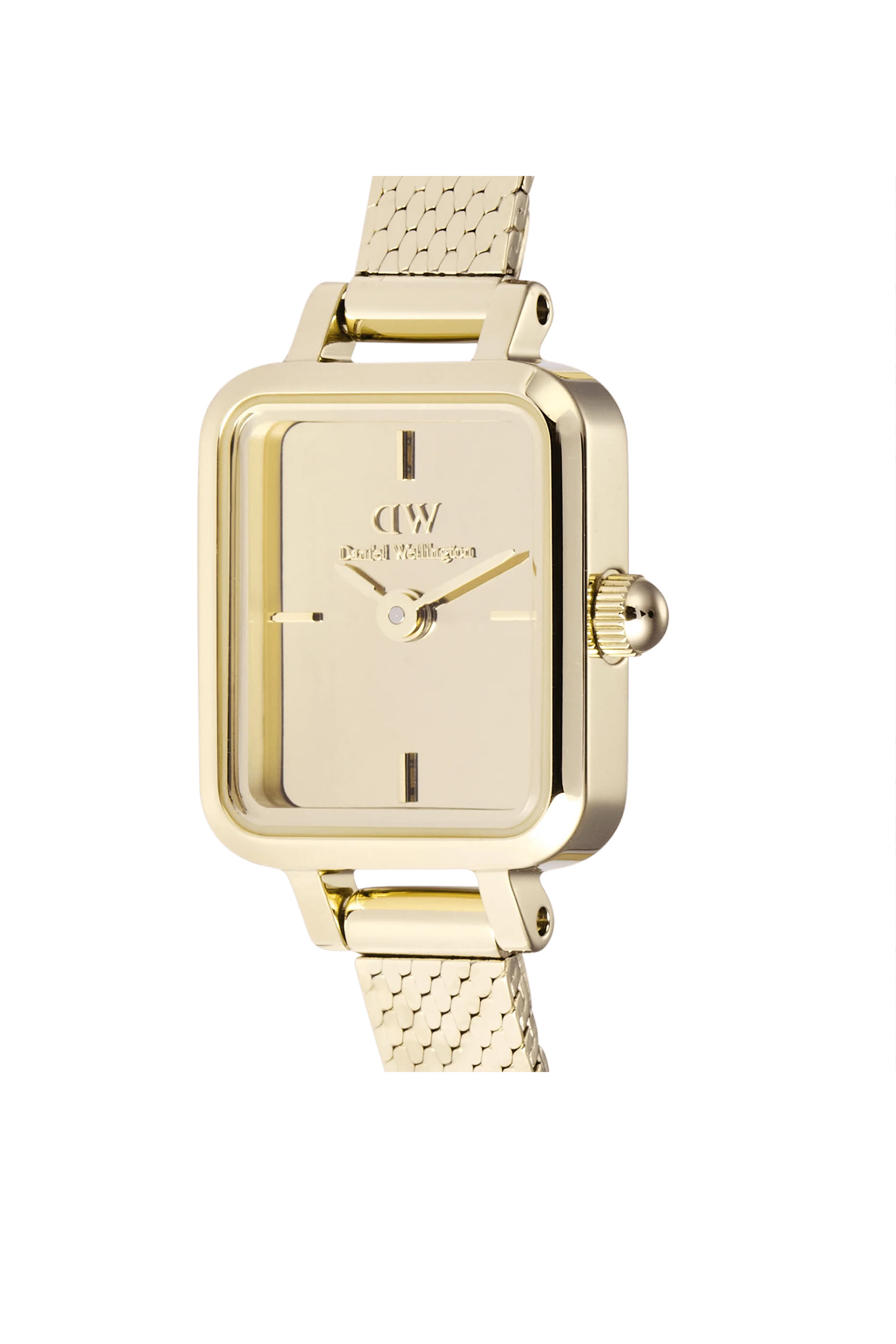 Quadro Mini Reflection Watch, Stainless Steel