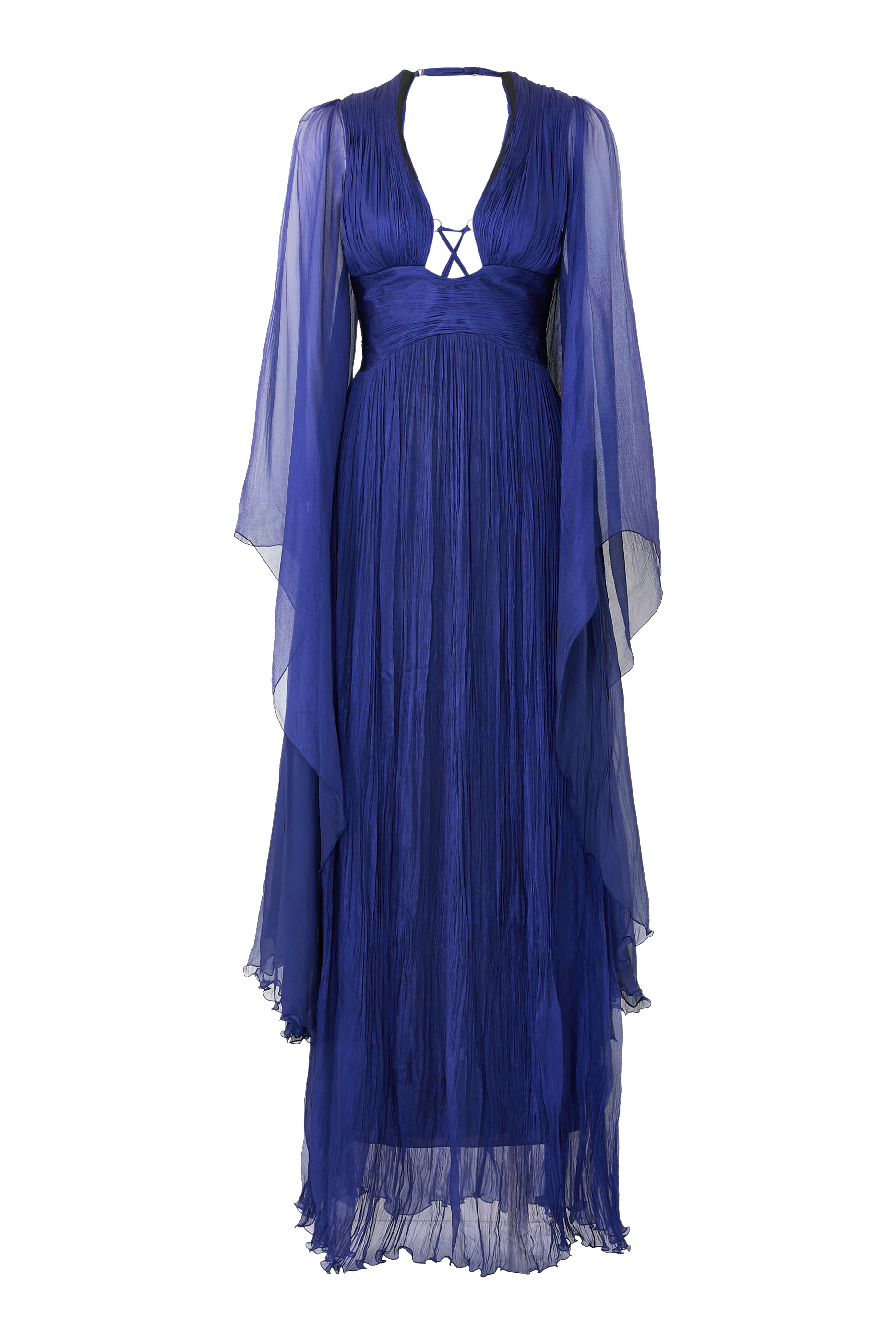 Ellie Plunge-Neck Gown