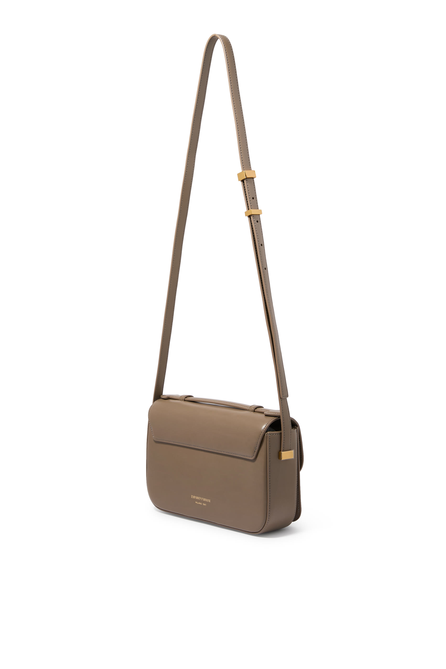 Metal Eagle Logo Shoulder Bag