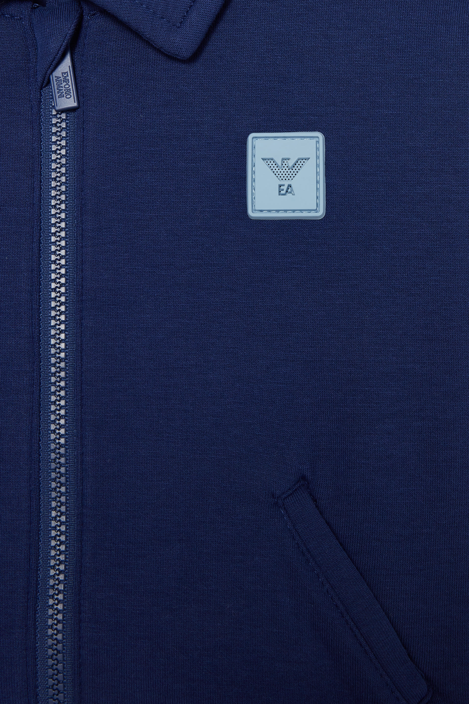 Kids Logo Patch Zip Sweatshirt