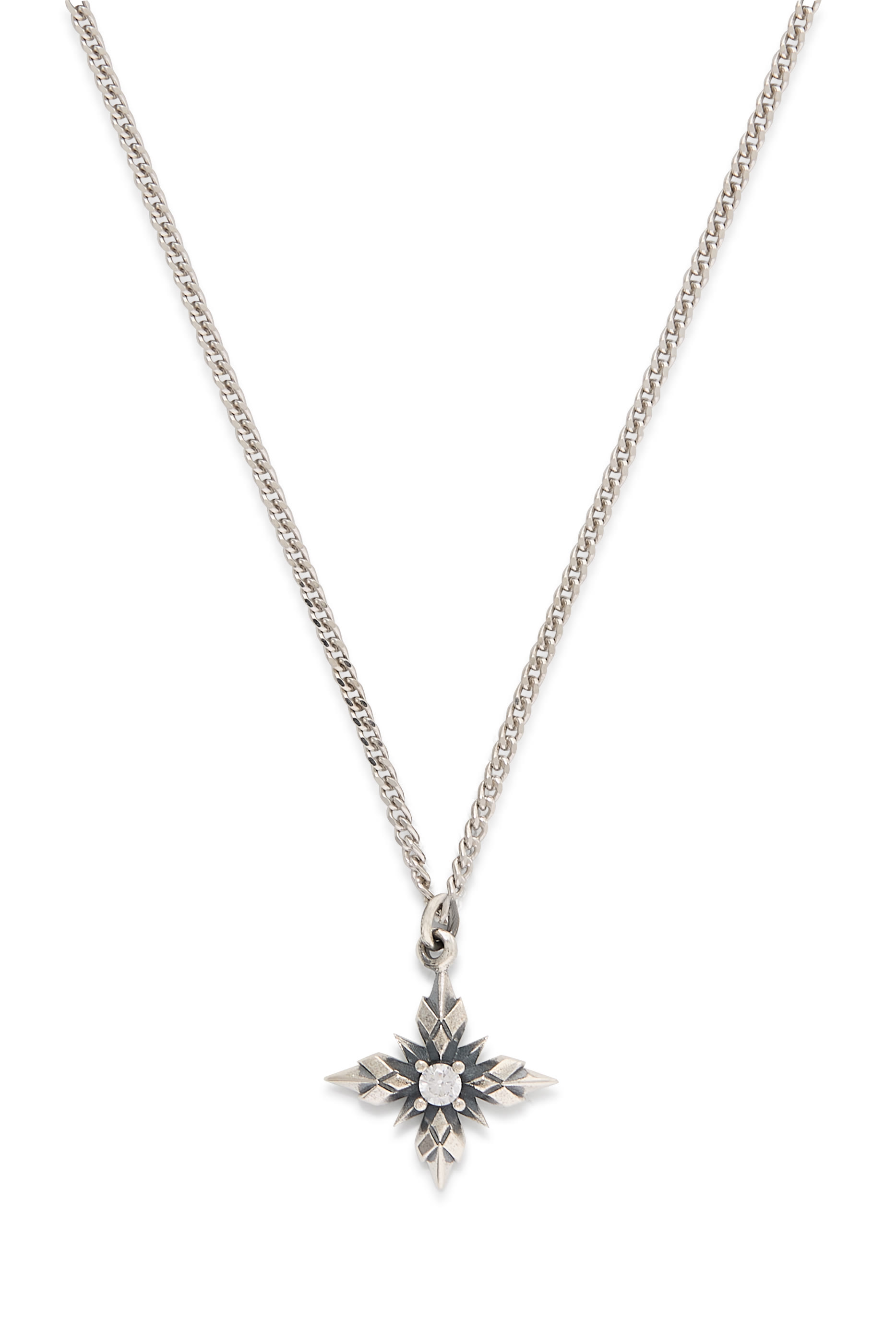 Stella Ventis Necklace, Sterling Silver & Zirconia