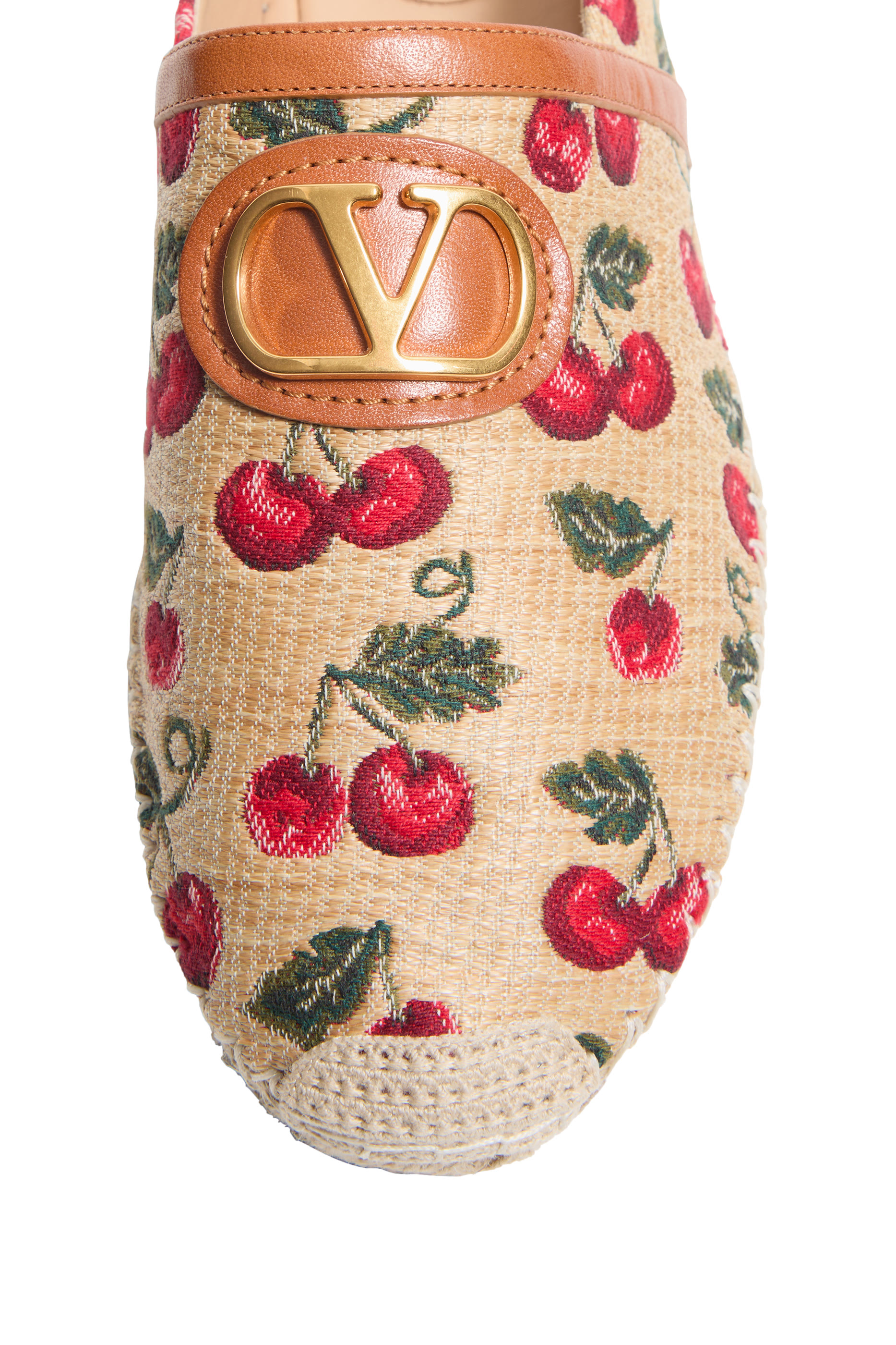 VLogo Signature Mules with Cherryfic Motif 