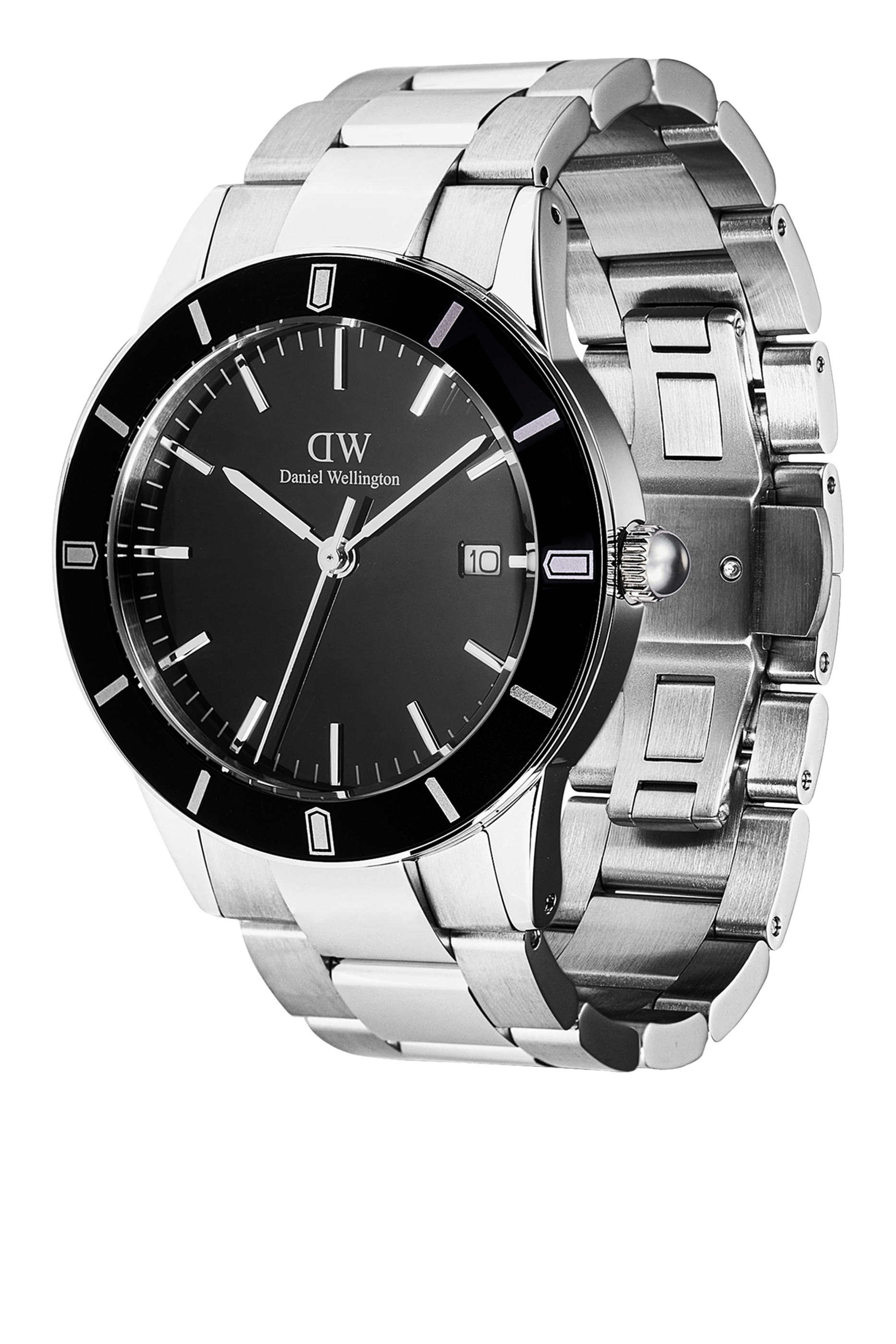 Iconic Paradigma Link Black Enamel Watch 