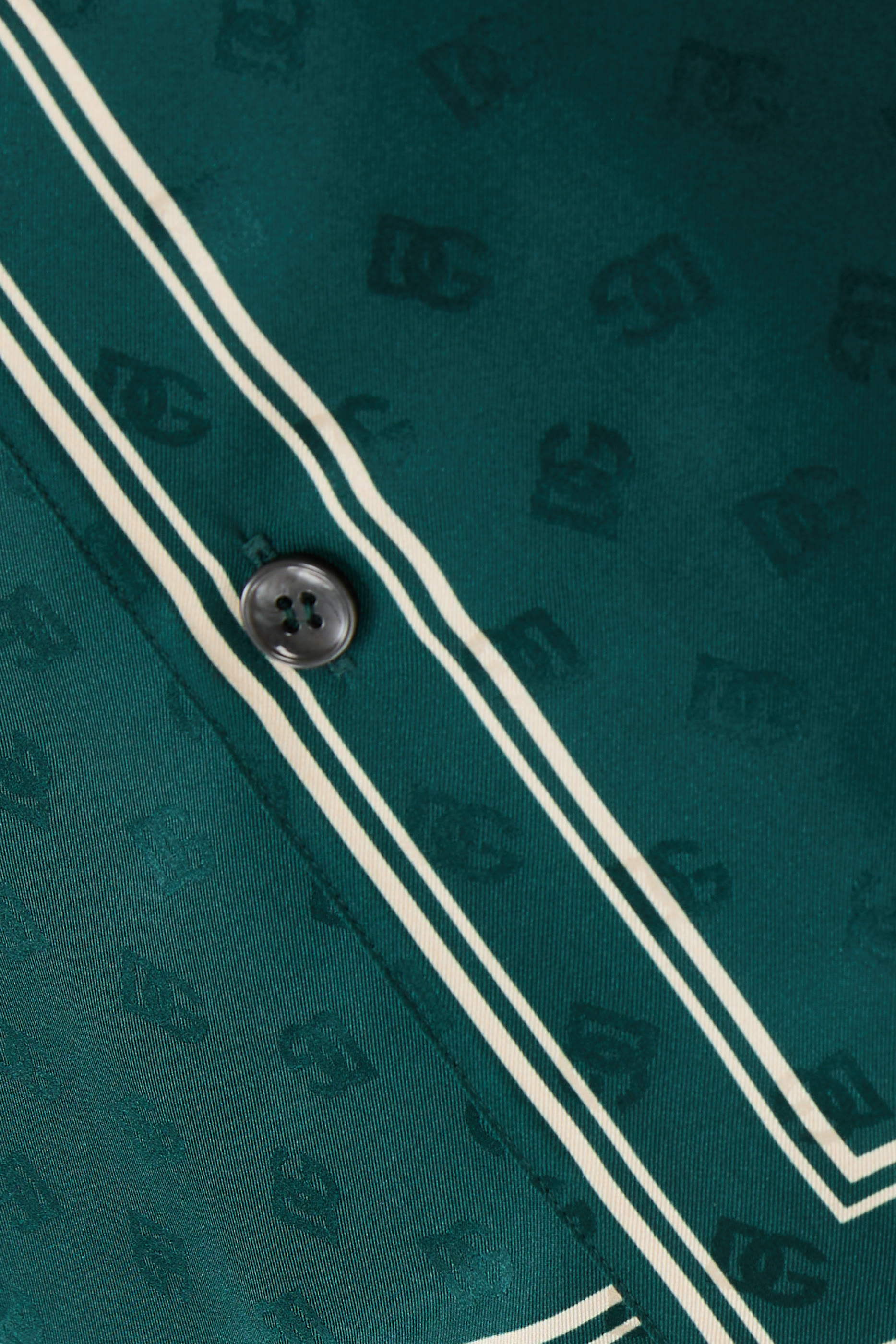  Logo-Print Vanity Twill Shirt