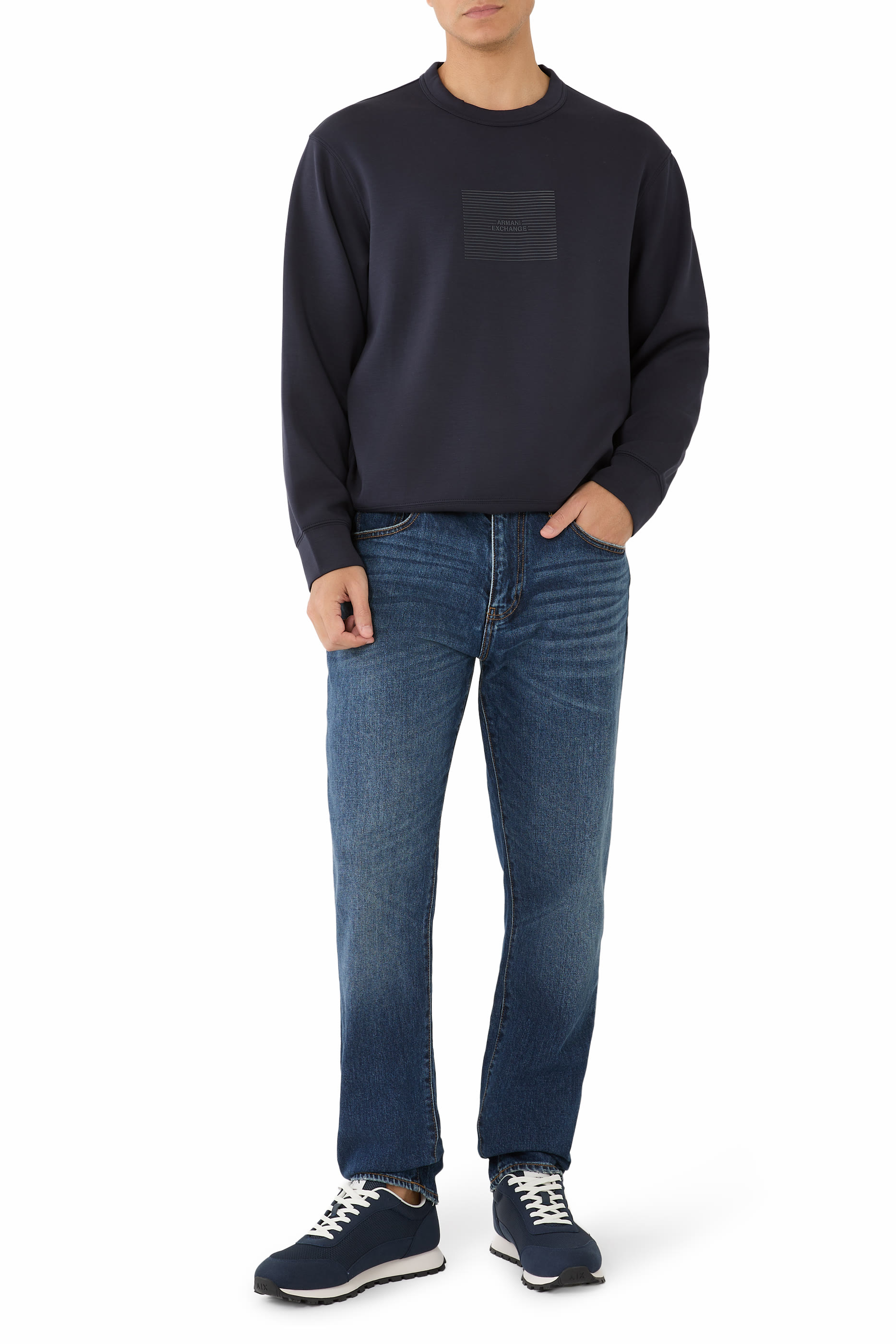 One Block Up Slim Denim Pants